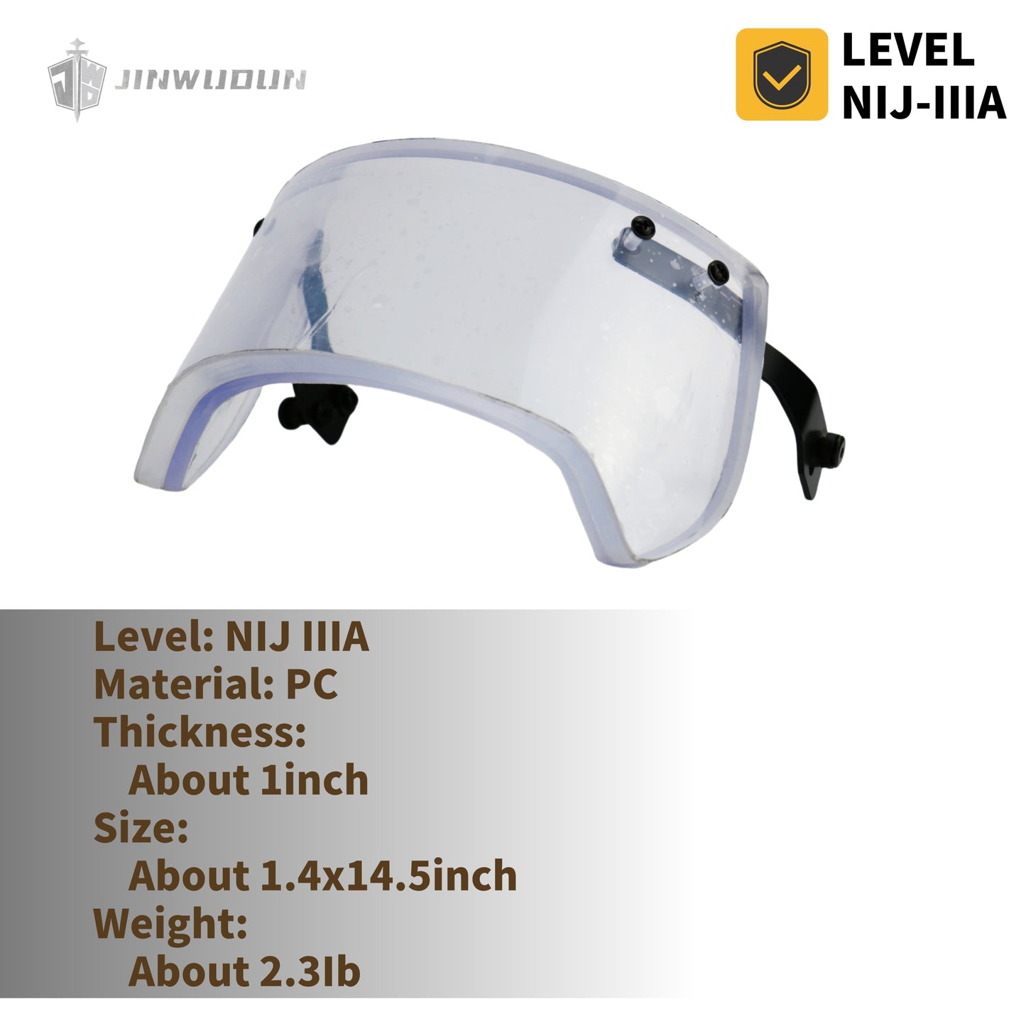 JWD-Bulletproof and explosion-proof mask IIIA level protection rail connected to helmet suitable for tactical goggles