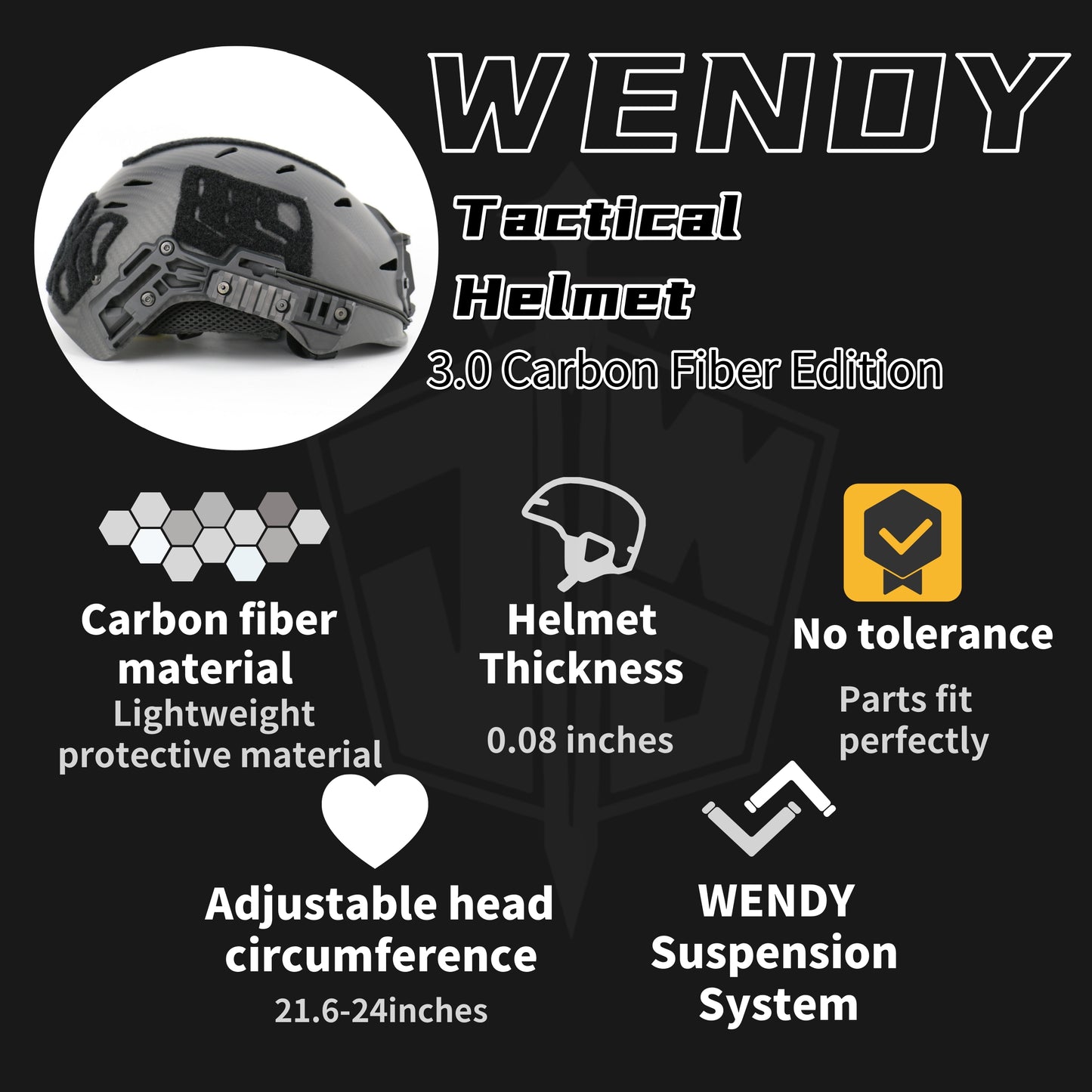 Wendy EXFIL CARBON/with new upgraded guide rail 3.0