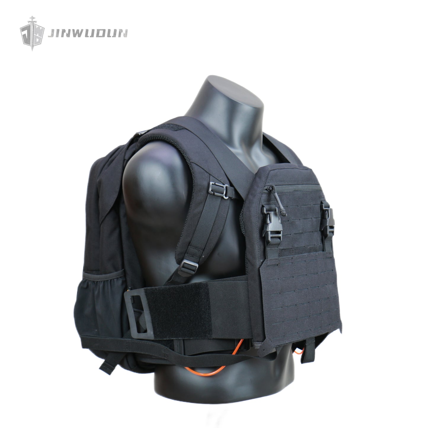 NIJ IIIA Bulletproof Backpack: Transforms into Tactical Vest in 3 Seconds, Made with Durable Cordura Material