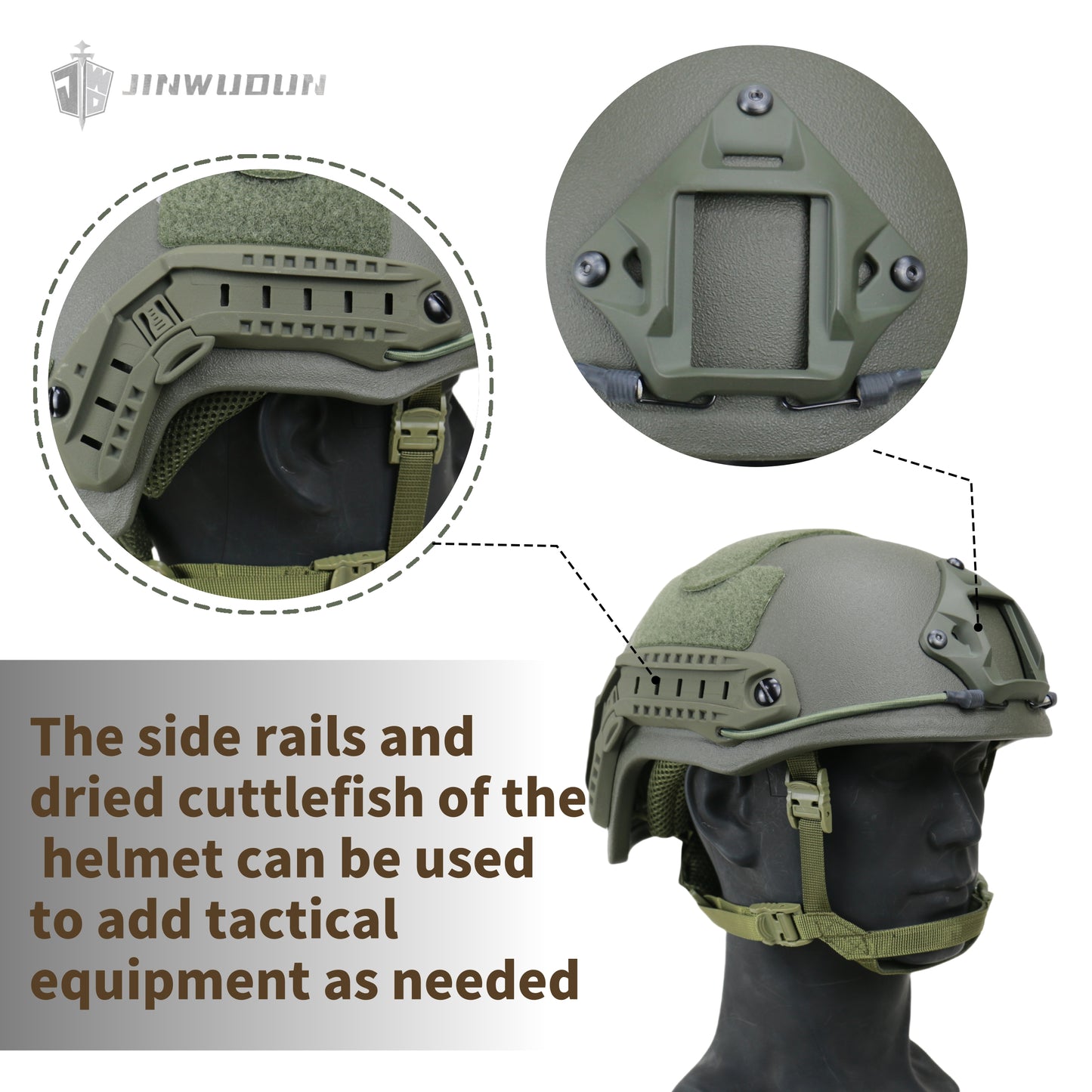 Tactical bulletproof helmet high-speed -NIJ IIIA