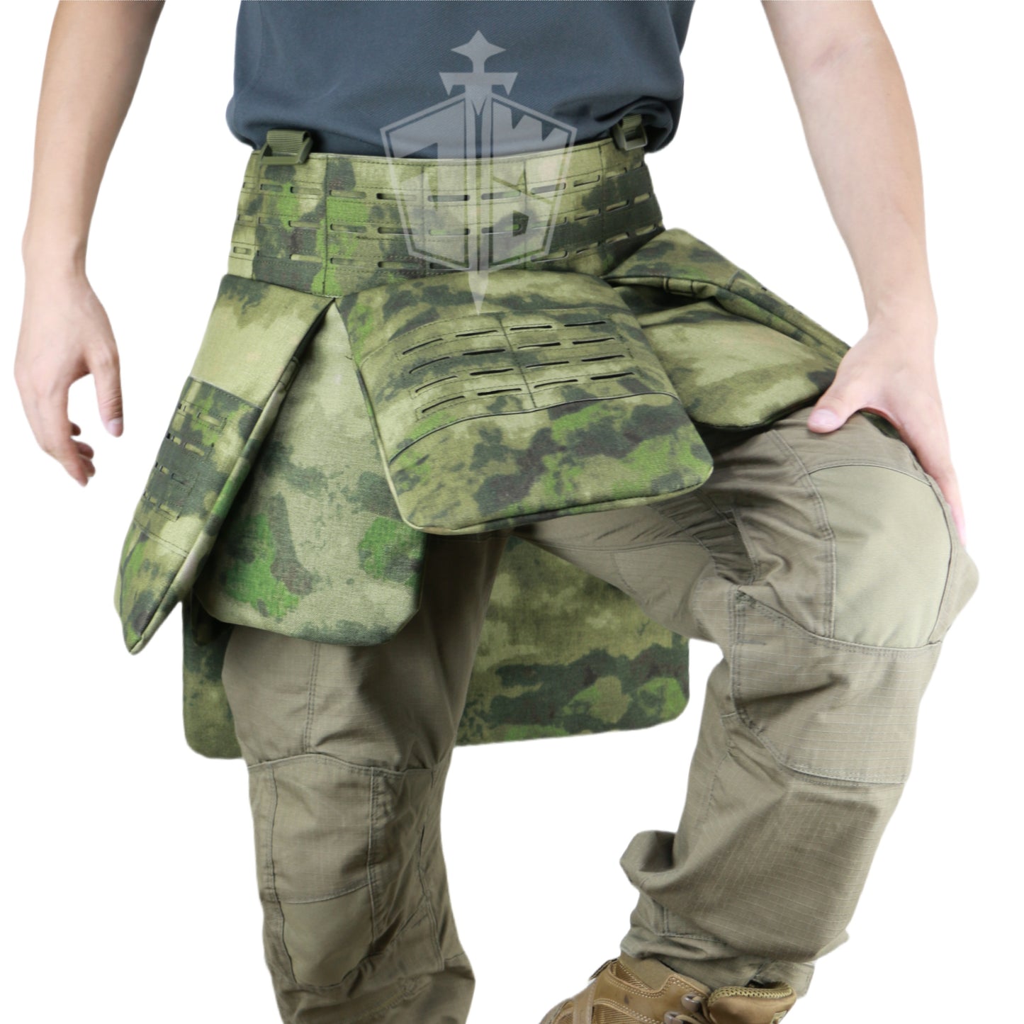 NIJ-IIIA bulletproof skirt armor tactical skirt armor laser cutting multifunctional MOLLE