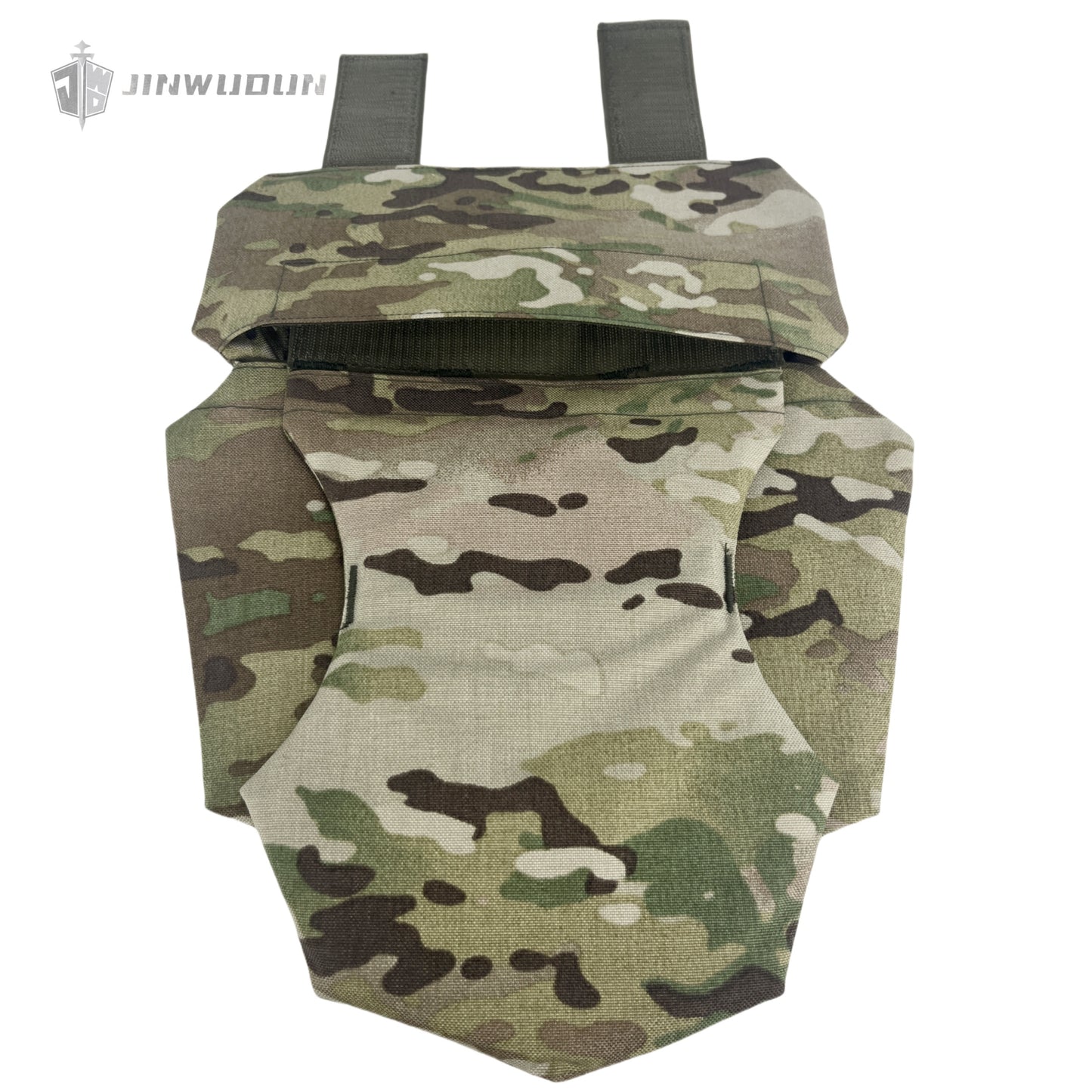 Level NIJ IIIA bulletproof crotch guard with larger protection area, detachable design, nylon fabric