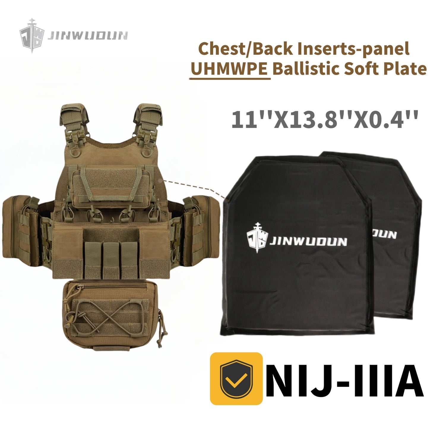 JWD Tactical Vest/Bulletproof Vest-Equipped with Quick Release System