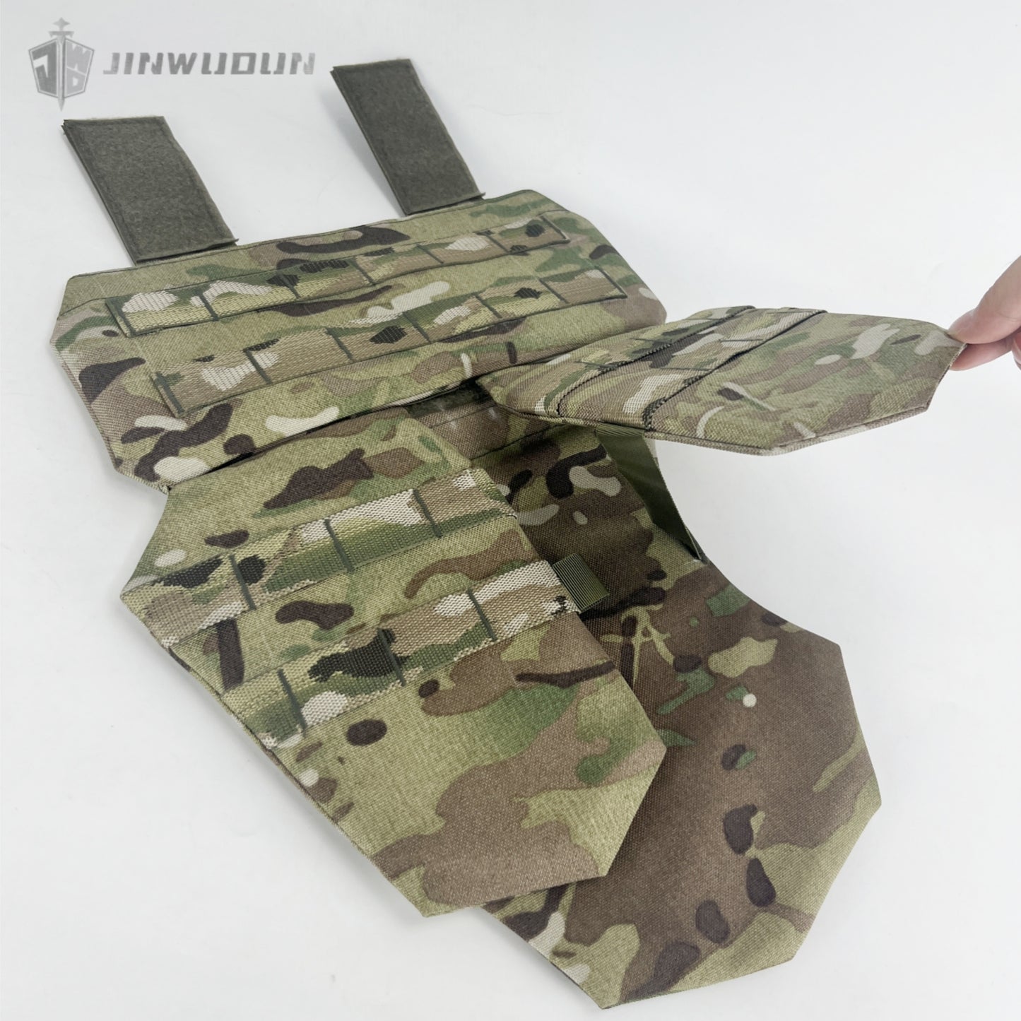 Level NIJ IIIA bulletproof crotch guard with larger protection area, detachable design, nylon fabric