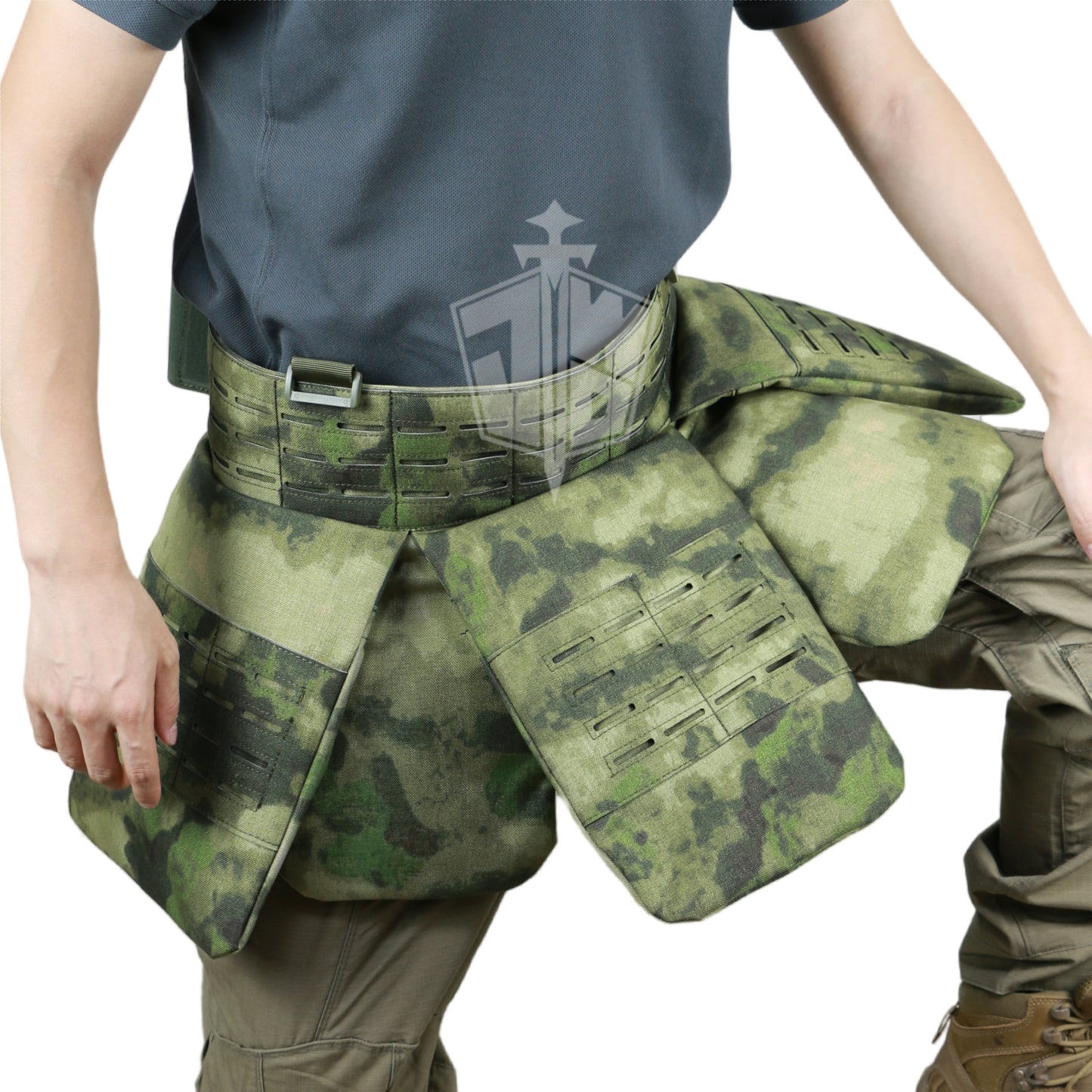 NIJ-IIIA bulletproof skirt armor tactical skirt armor laser cutting multifunctional MOLLE