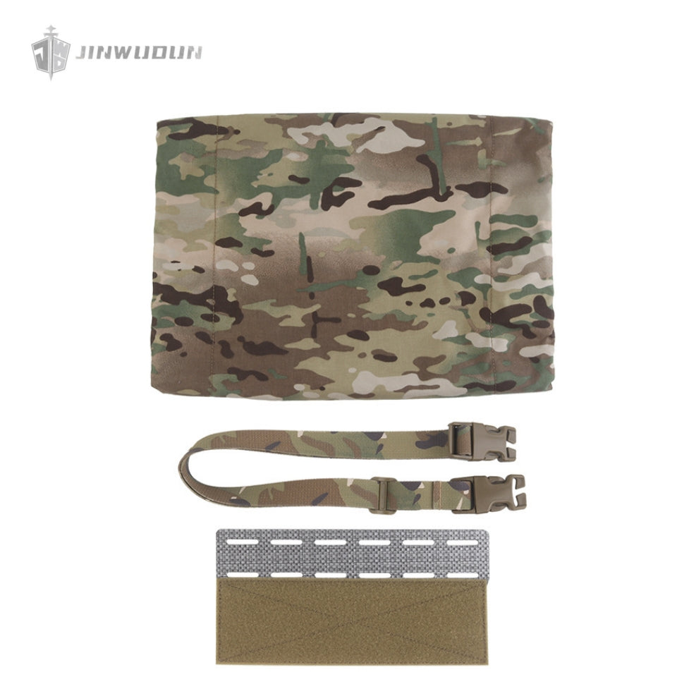 Multifunctional gas mask clothing tactical camouflage storage bag drawstring tightening vest under the bag