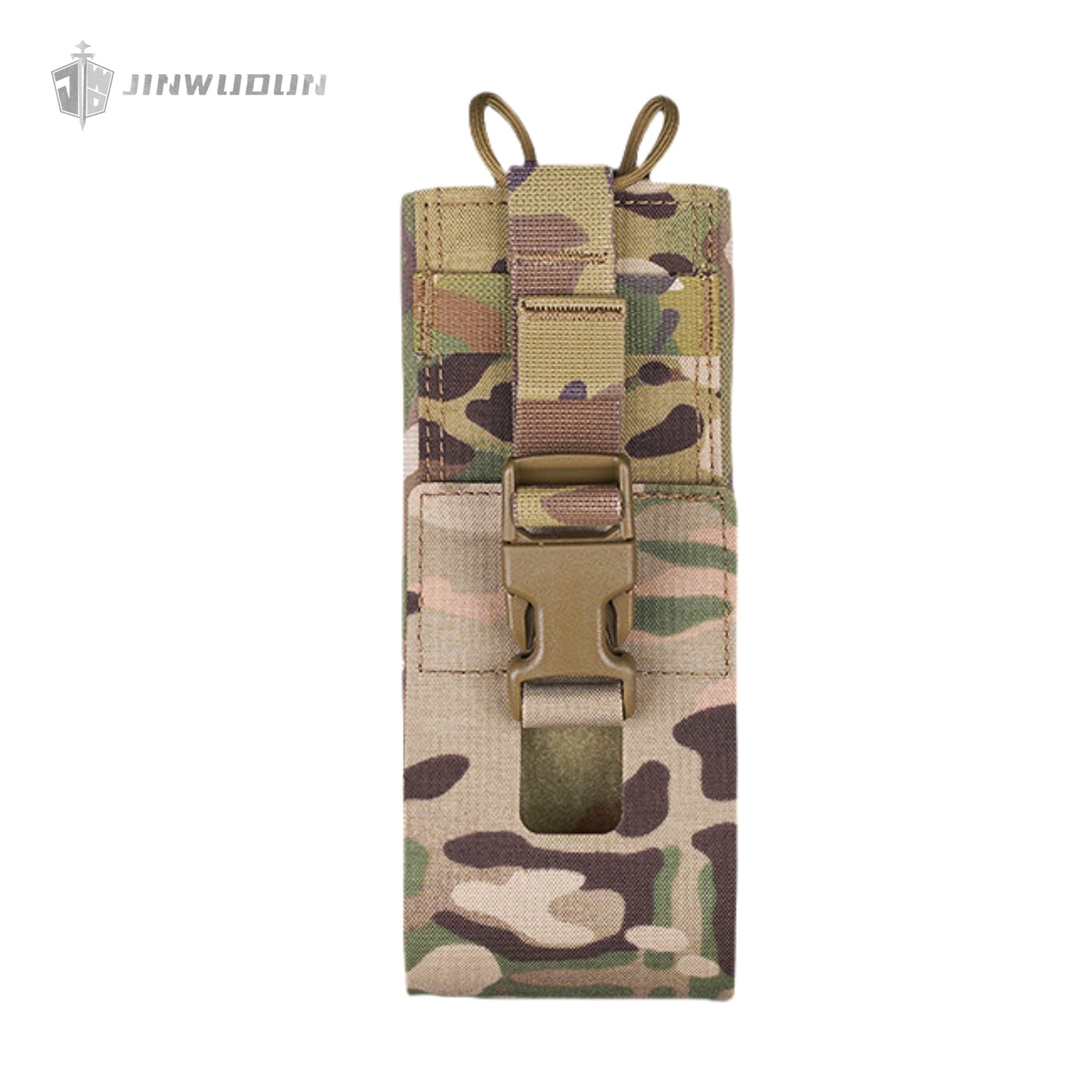 Lightweight Universal Radio Bag MOLLE Mount Adjustable Size Tactical Vest Accessory Bag