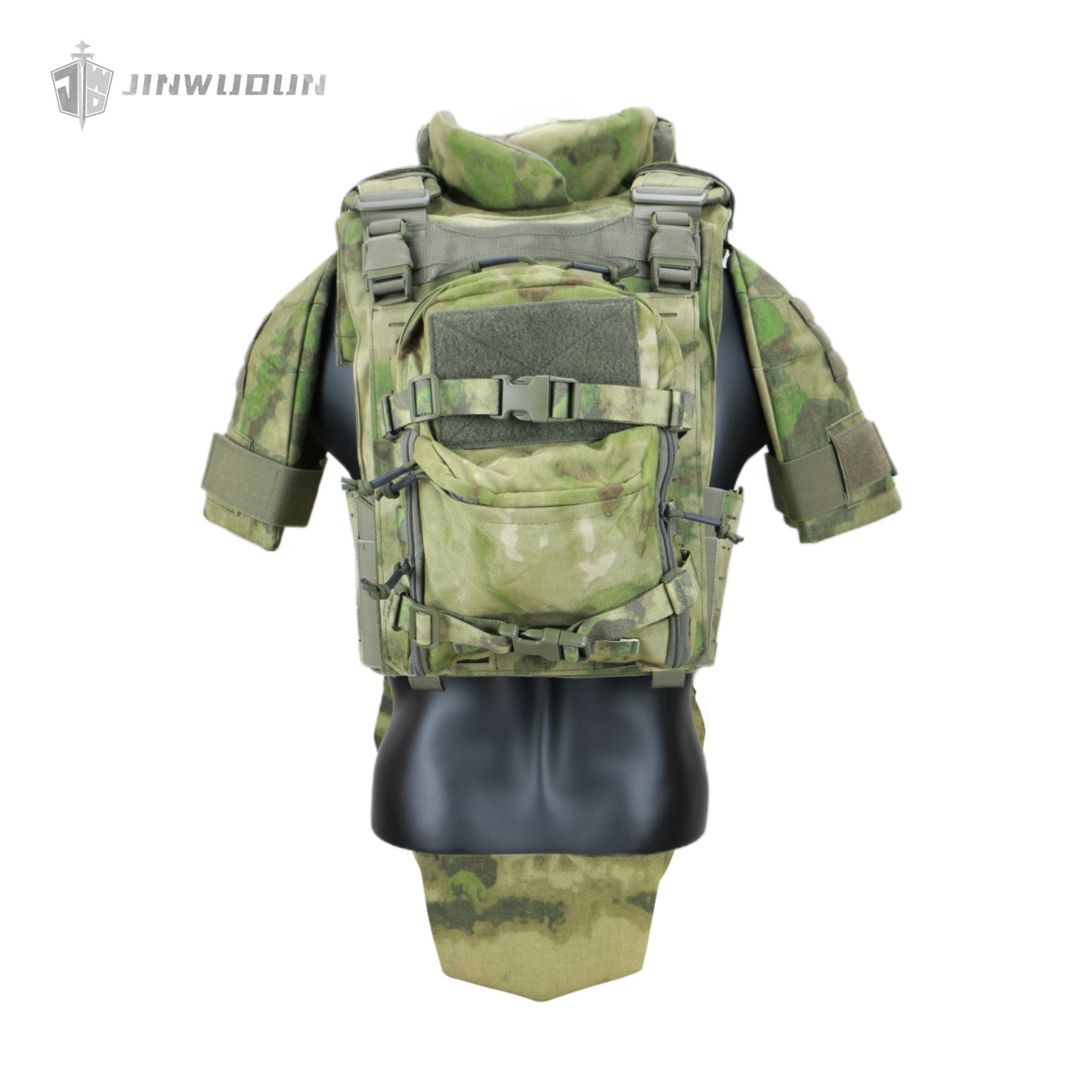 Fully protective tactical body armor - US NIJ standard level IV , modular and detachable