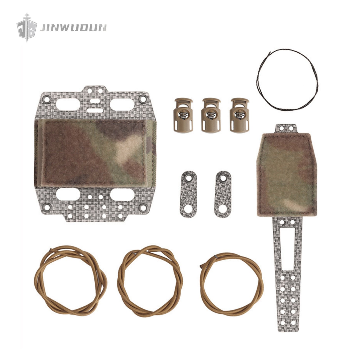 Night vision goggle battery box helmet bag adapts to a variety of tactical helmets elastic adjustment tactical equipment