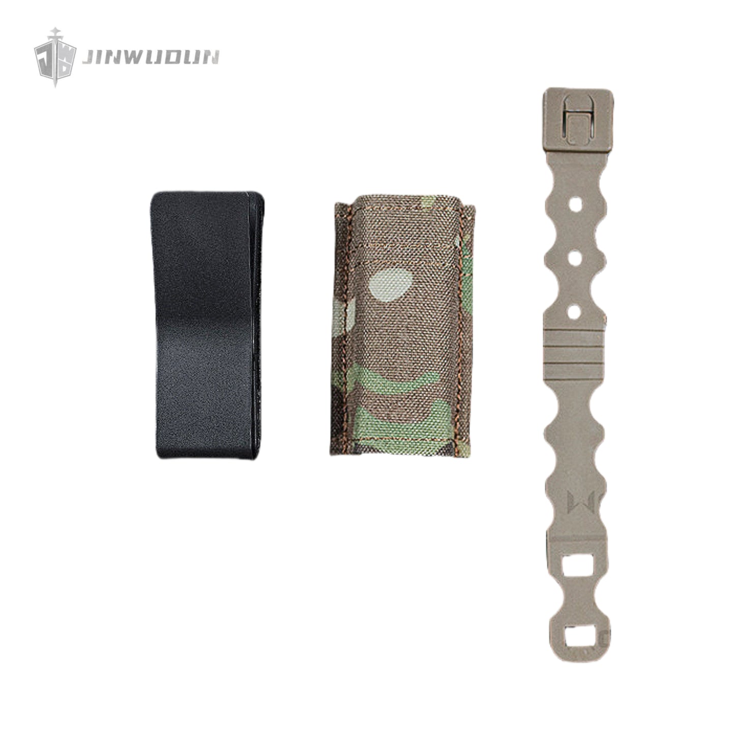 FAST single-link 9mm magazine pouch with MOLLE buckle for belt and waist seal, quick drainage
