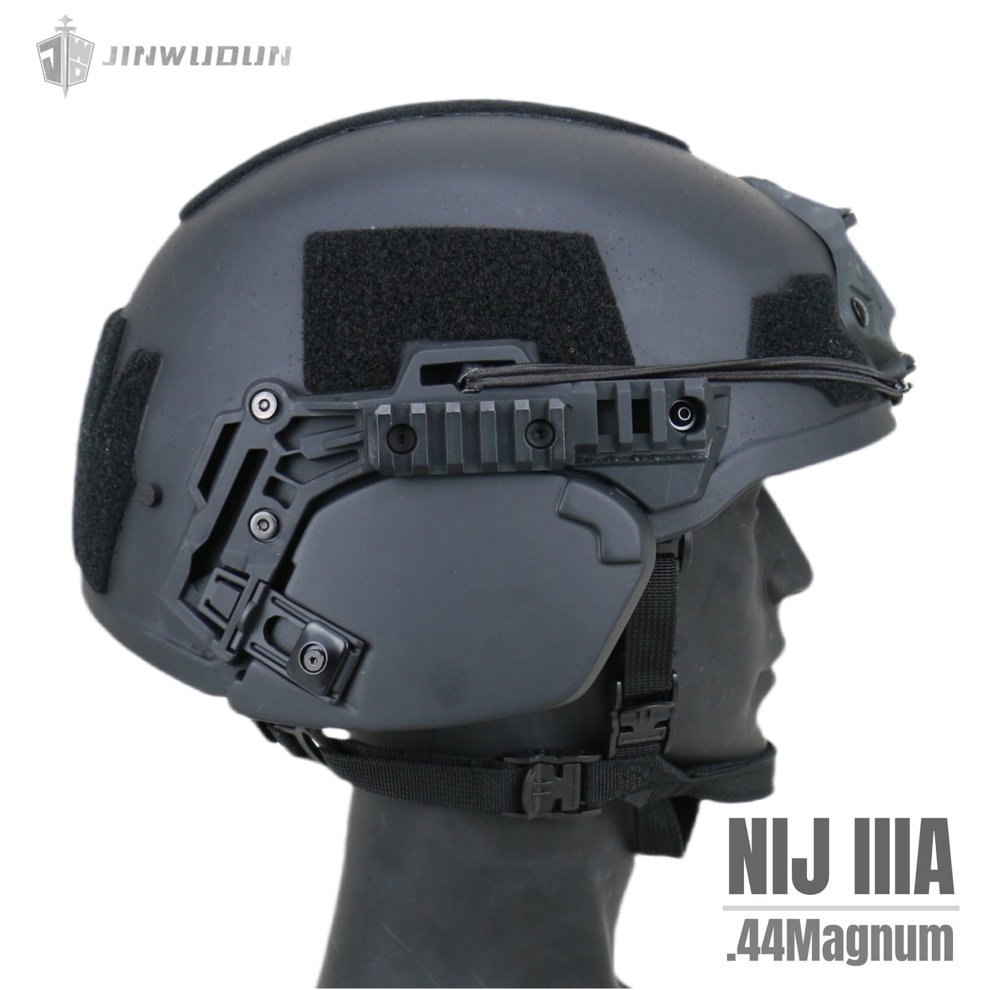 JWD-Wendy helmet + bulletproof earmuffs NIJ IIIA grade protective aramid material earmuffs