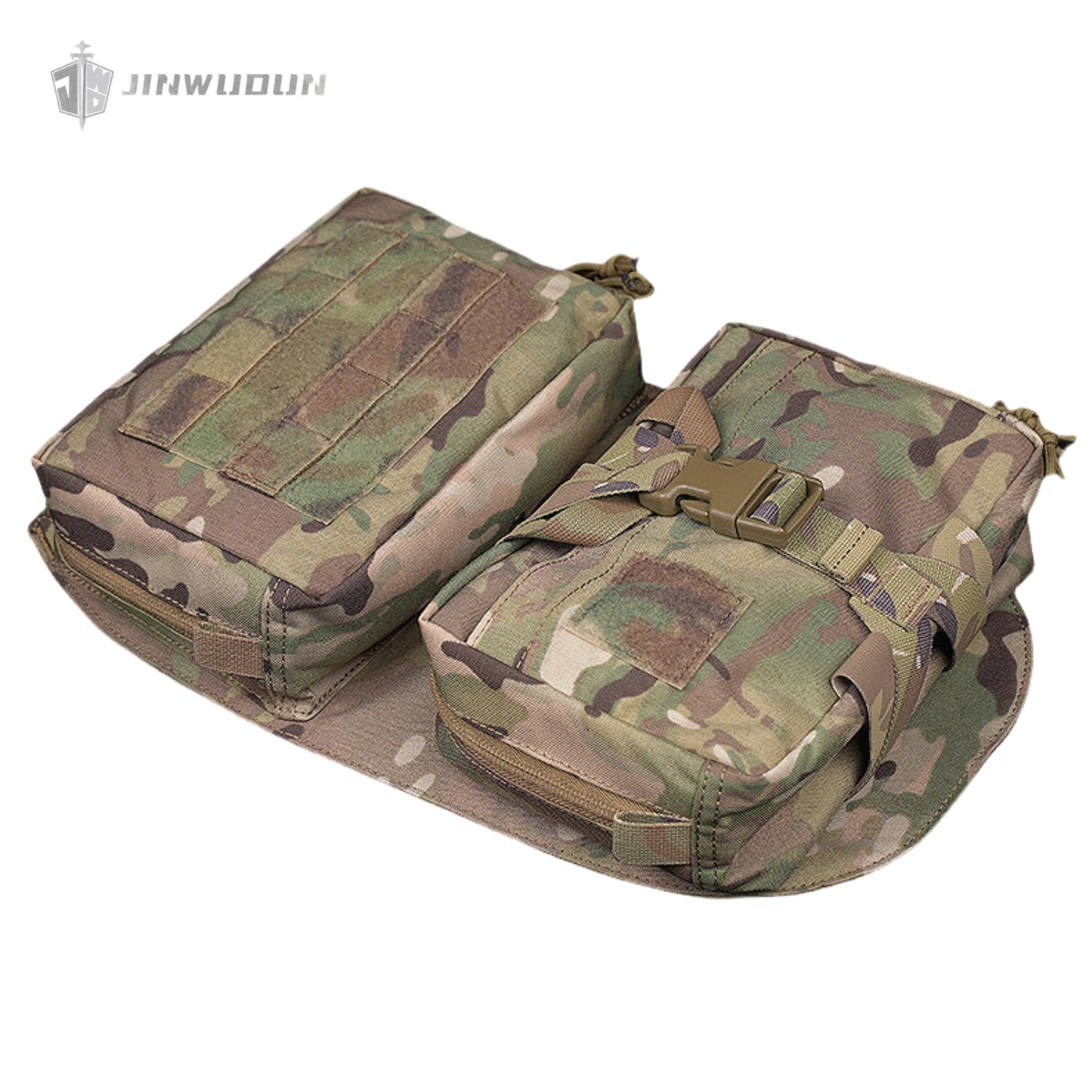 Scarab tactical backplate detachable multi-functional tactical vest storage expansion accessory bag