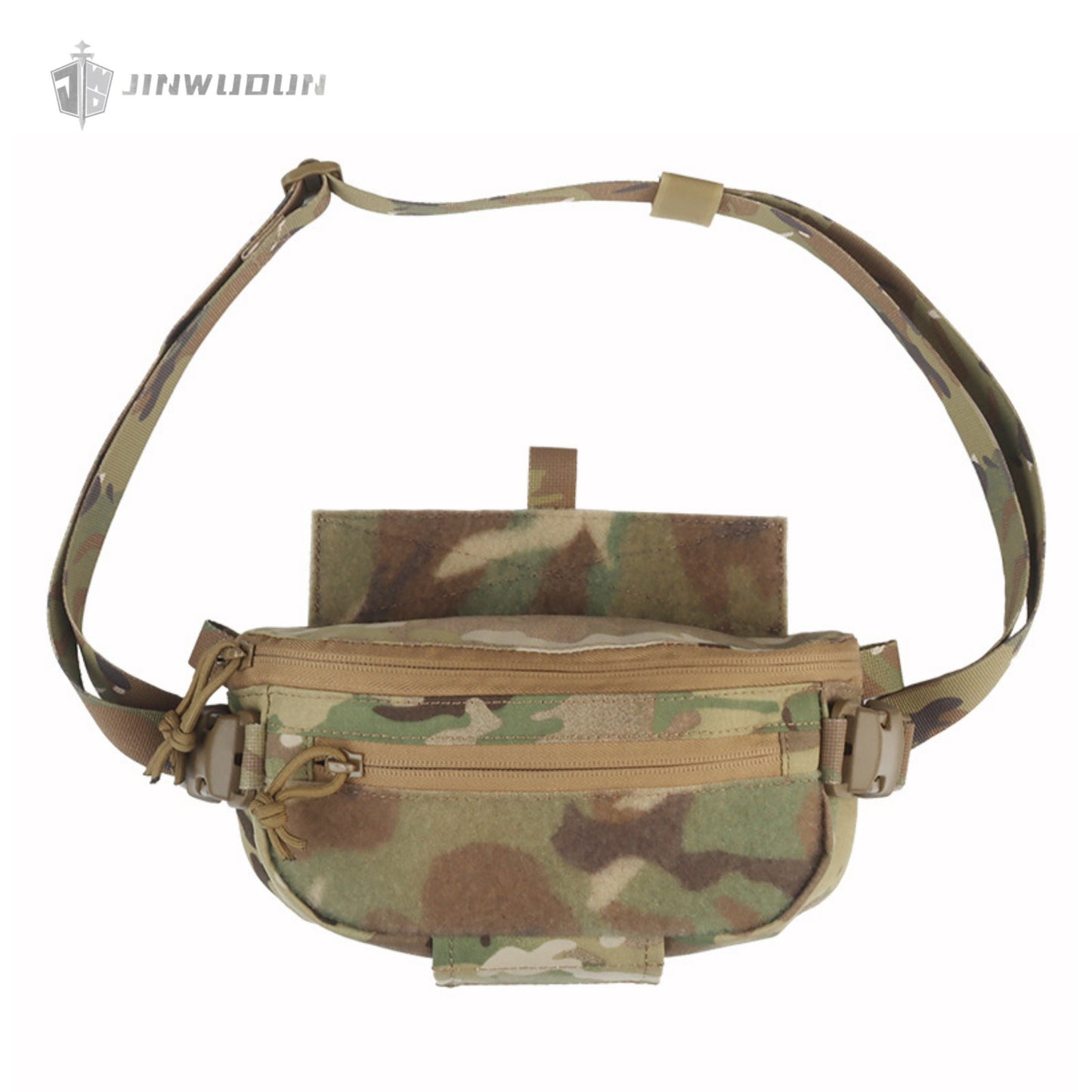 Tactical vest accessory pack equipment expansion pack dual-purpose multi-function belly pack