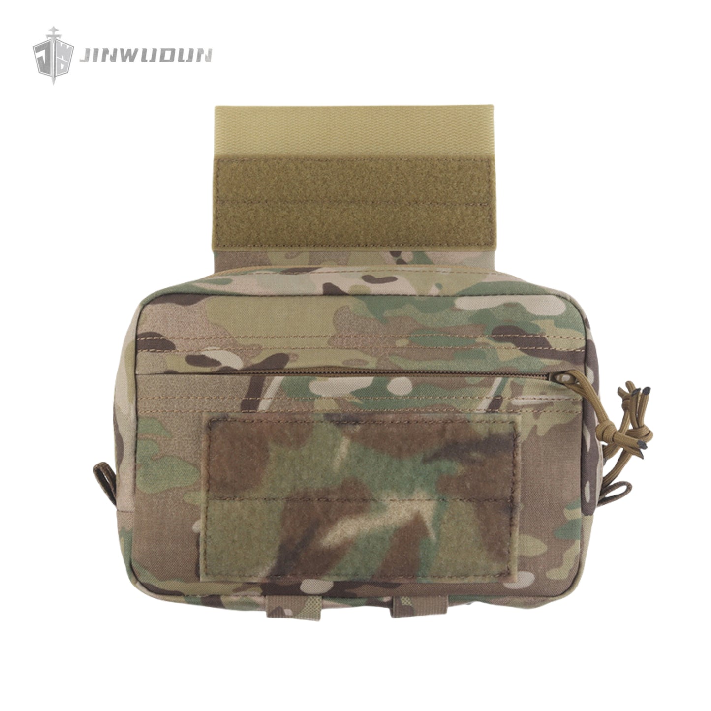 Tactical vest external expansion equipment storage bag R type GP lower auxiliary bag Velcro