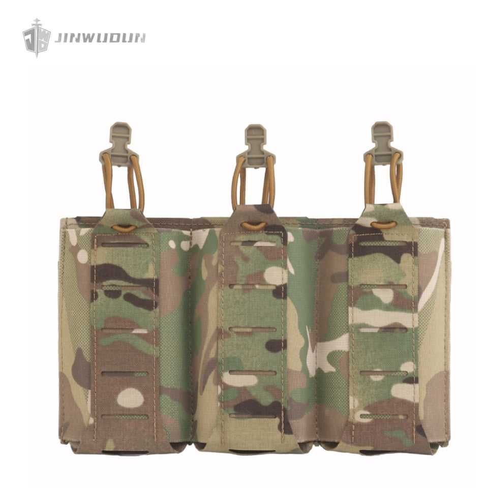 5.56/7.62 tactical storage bag molle adapts to lightweight triple elastic function bag