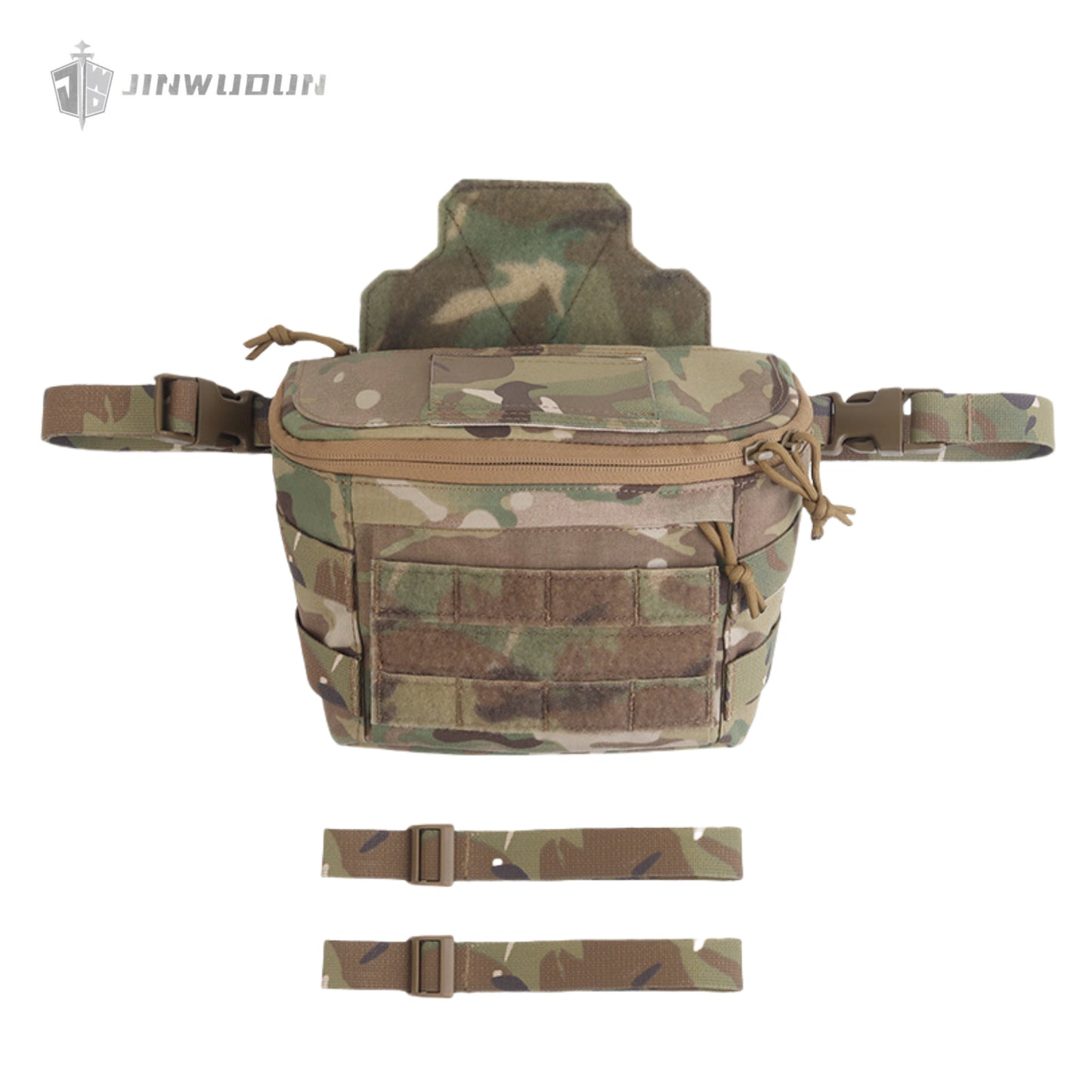 PC lower sub-bag can be assembled to adapt to tactical vest MOLLE panel large capacity storage bag