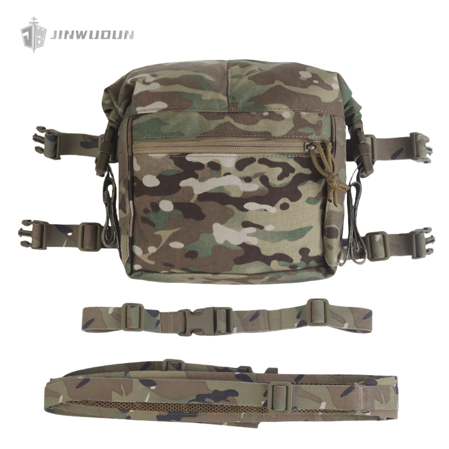 Alpha Tactical Chest Mount Compatible with VE-86 Storage Expansion Bag Open Pocket for Easy Access