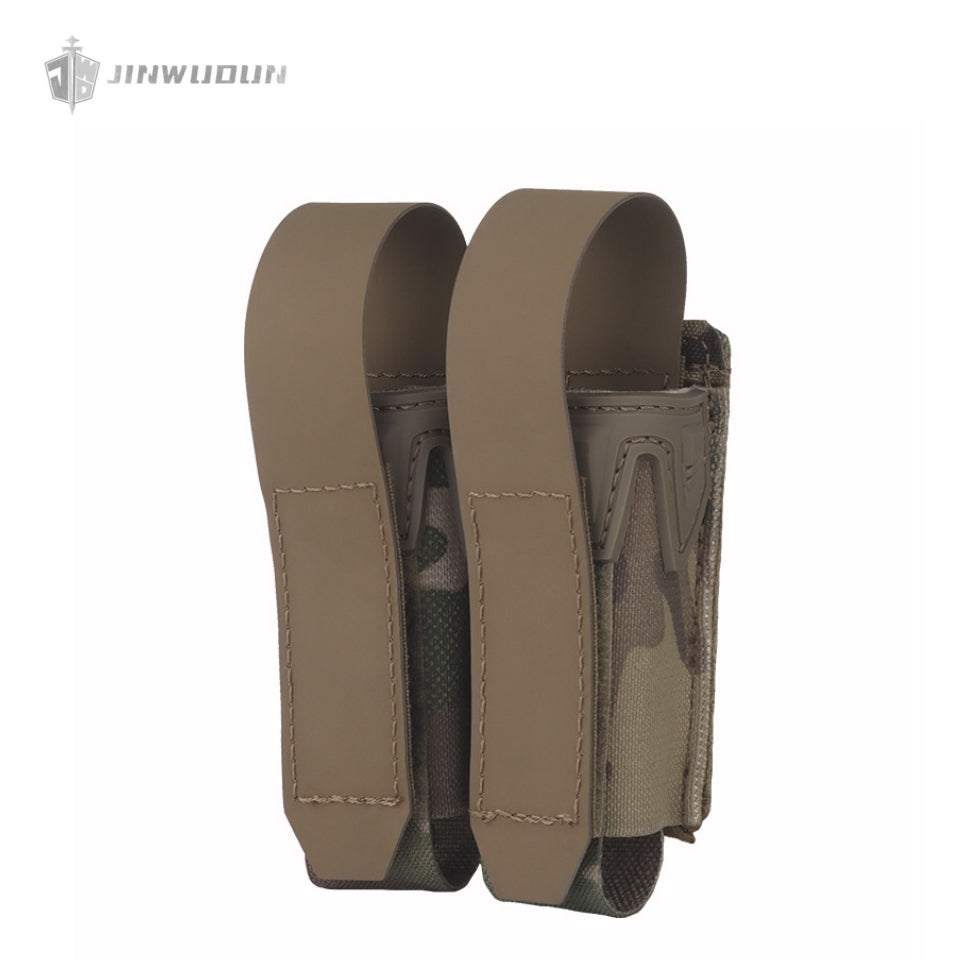 K-type double-linked pistol magazine bag outdoor tactical 9mm storage bag M system mount