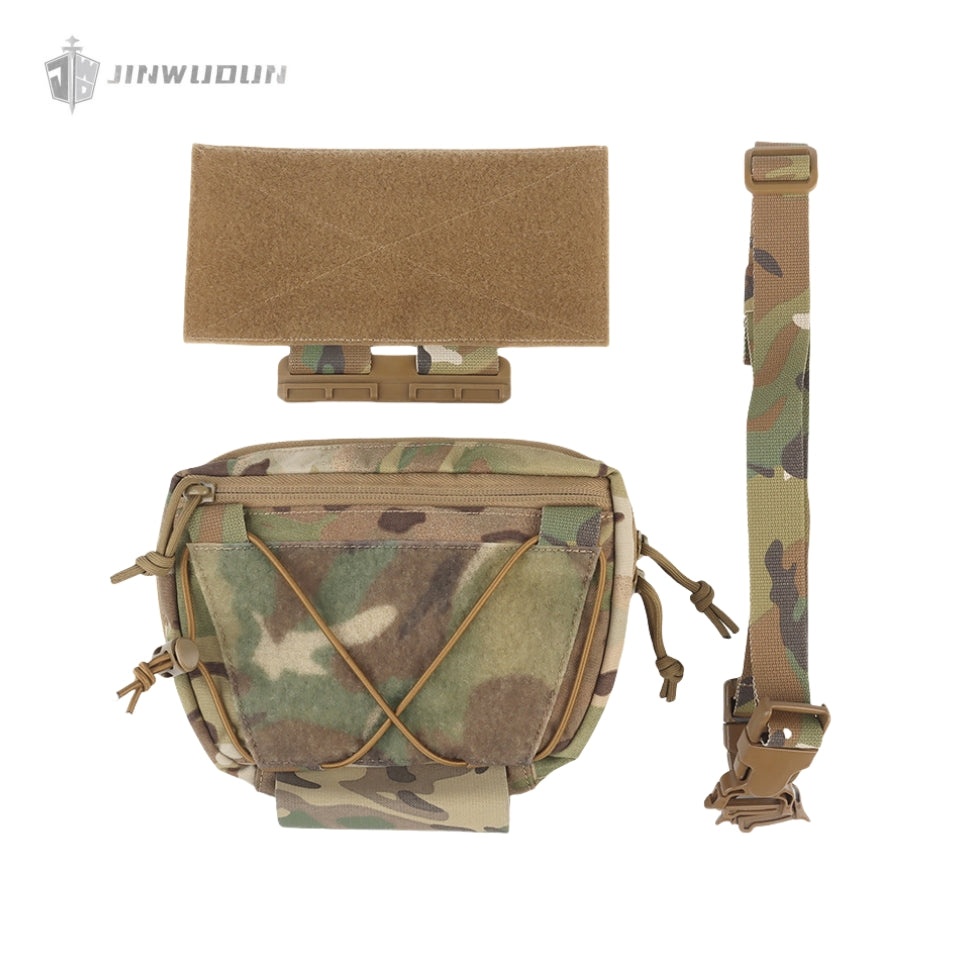 Tactical vest underbelly quick release pusher tactical undercarriage bag multifunctional dual-use active duty shoulder bag