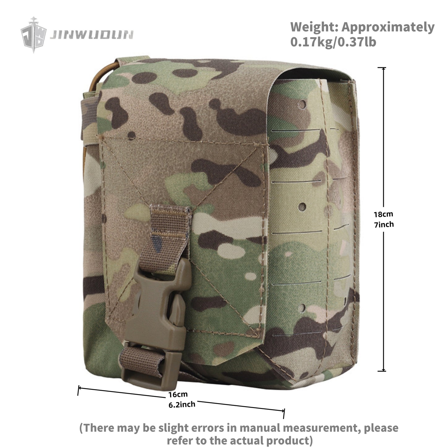 Tactical vest chest molle expansion pack, radio side bag, large multi-functional auxiliary bag
