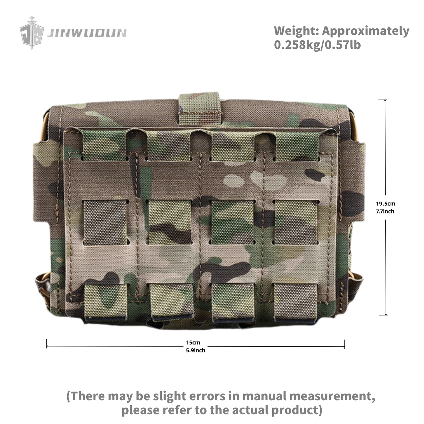 Horizontal pull first aid kit inner pocket elastic cord detachable medical