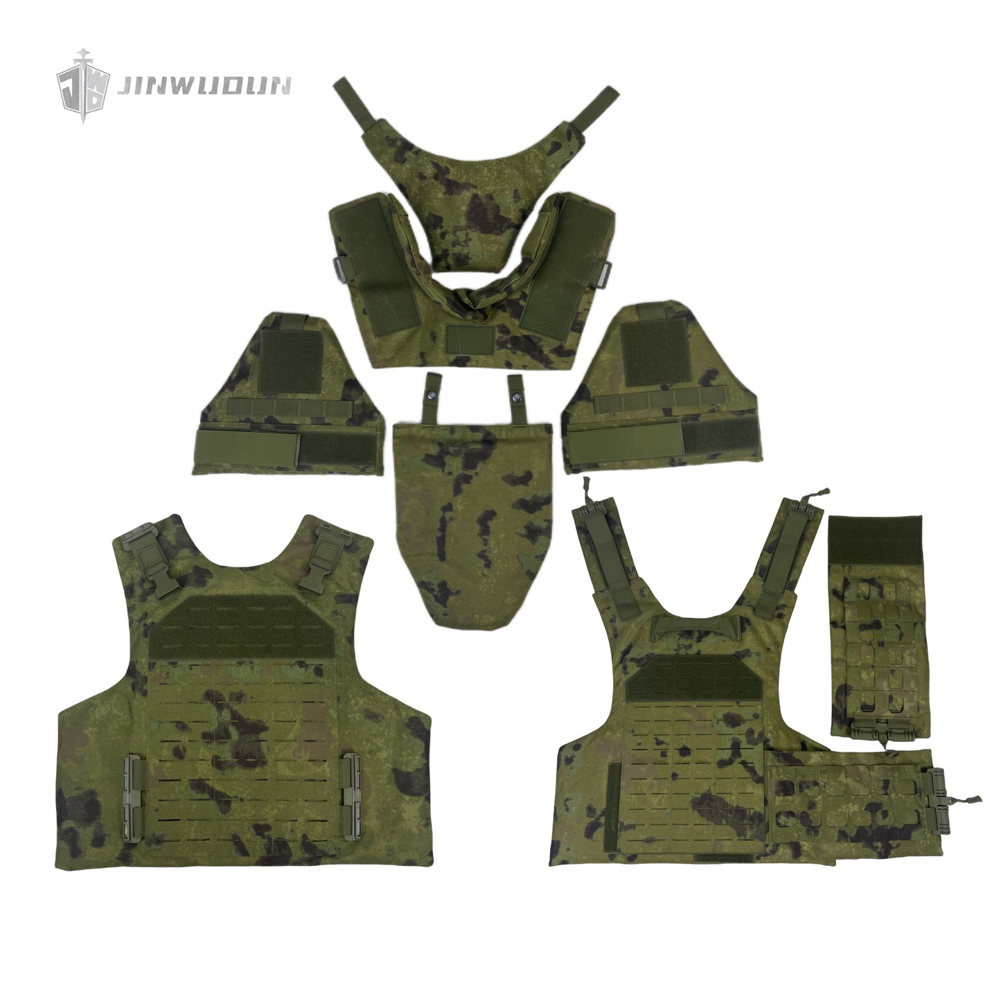 NIJ-IIIA full range bulletproof vest, 1000D nylon material with quick release system