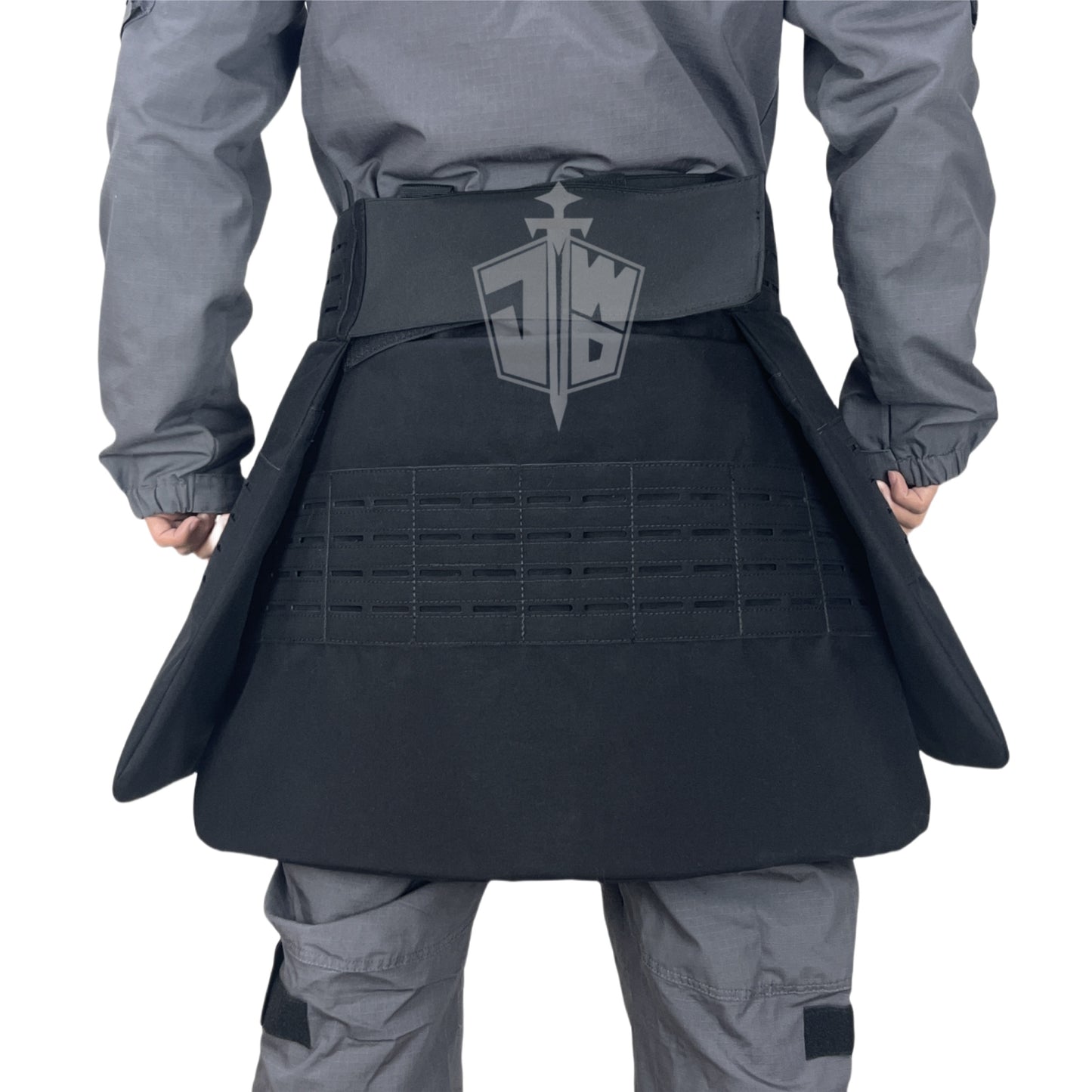 NIJ-IIIA tactical bulletproof skirt laser cutting multifunctional MOLLE