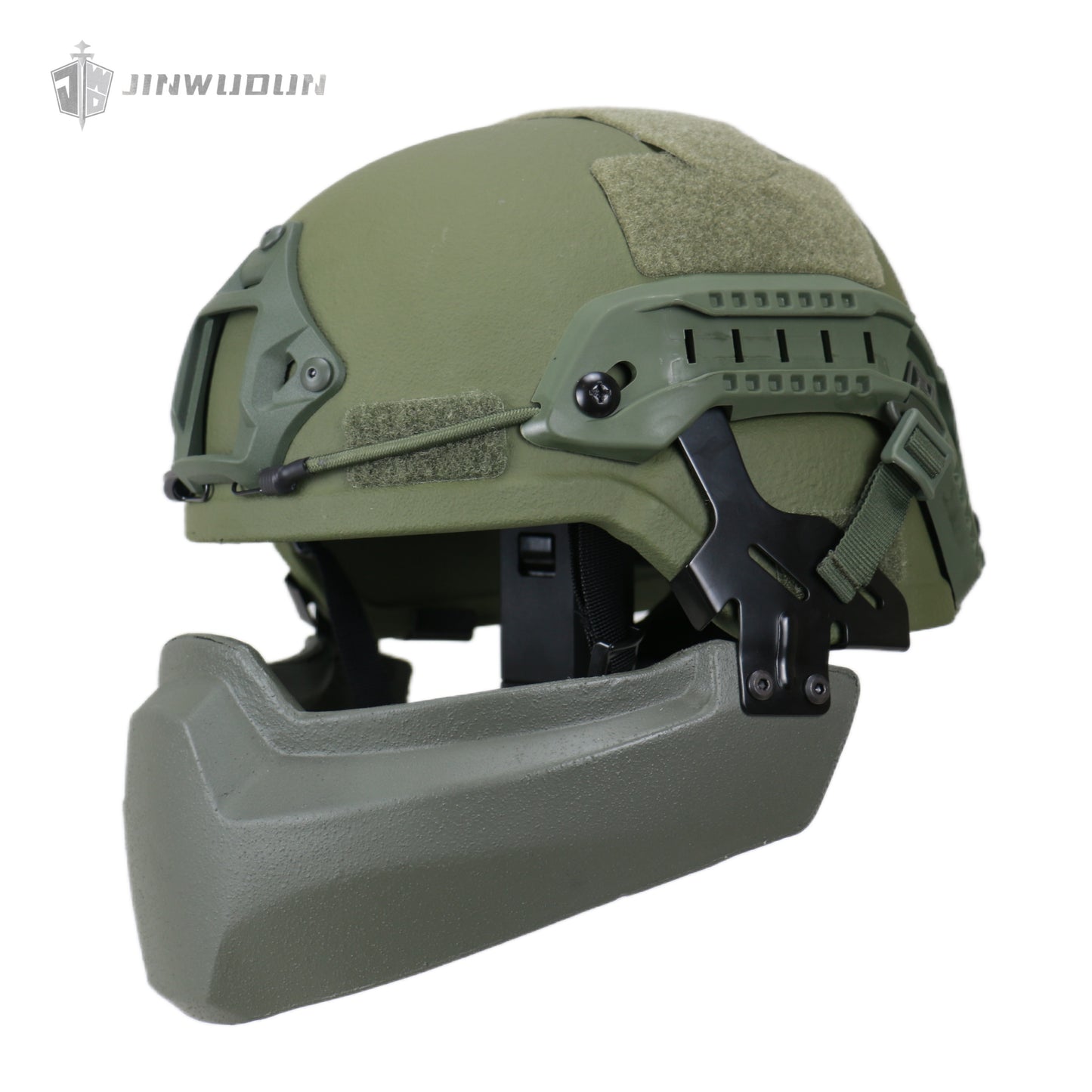 MICH2000 Bulletproof Kit - Helmet + Ballistic Mandible-NIJ IIIA 9*19MM
