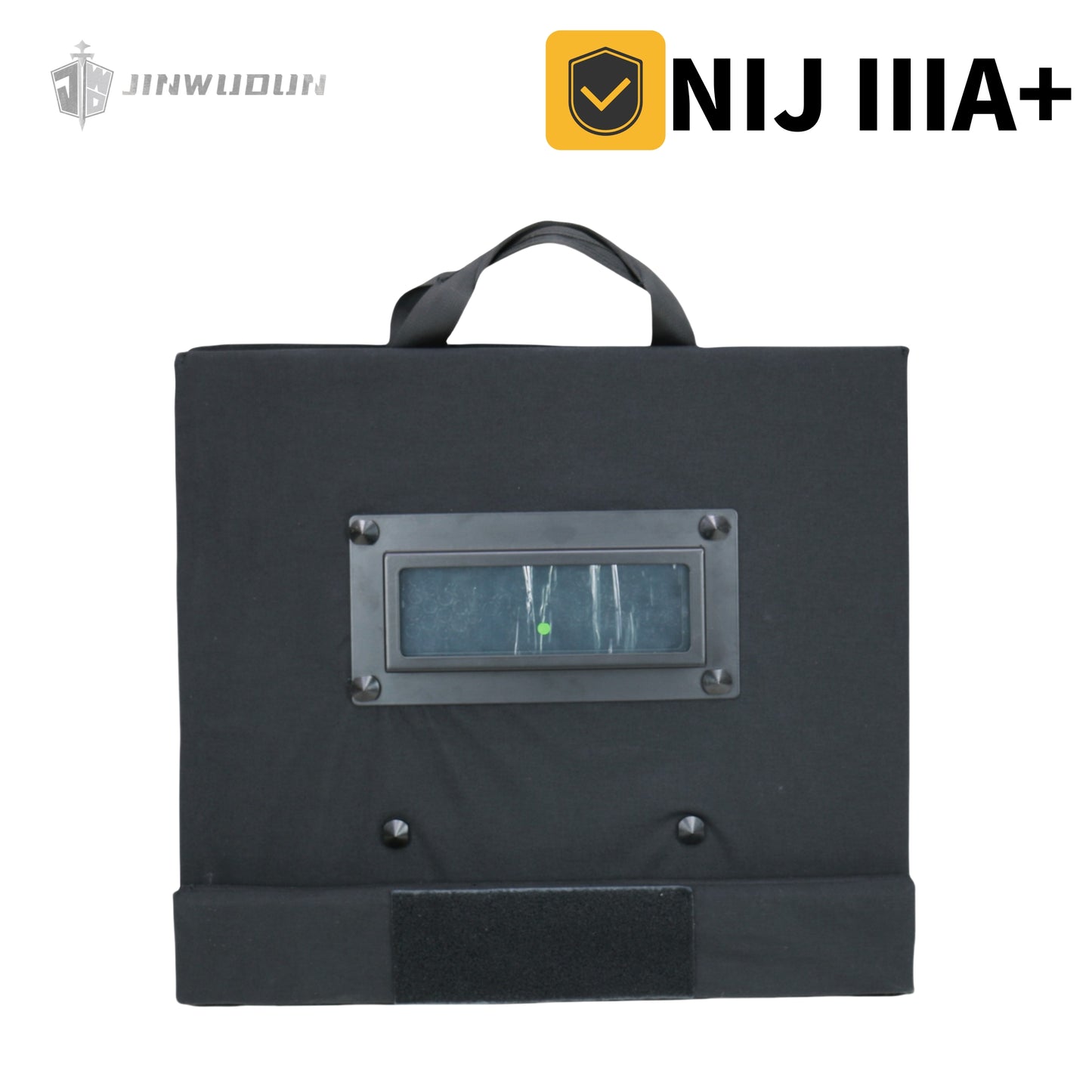 Foldable Bulletproof Shield NIJ IIIA+: 18.1x36-Inch UHMWPE with Durable Nylon Cover