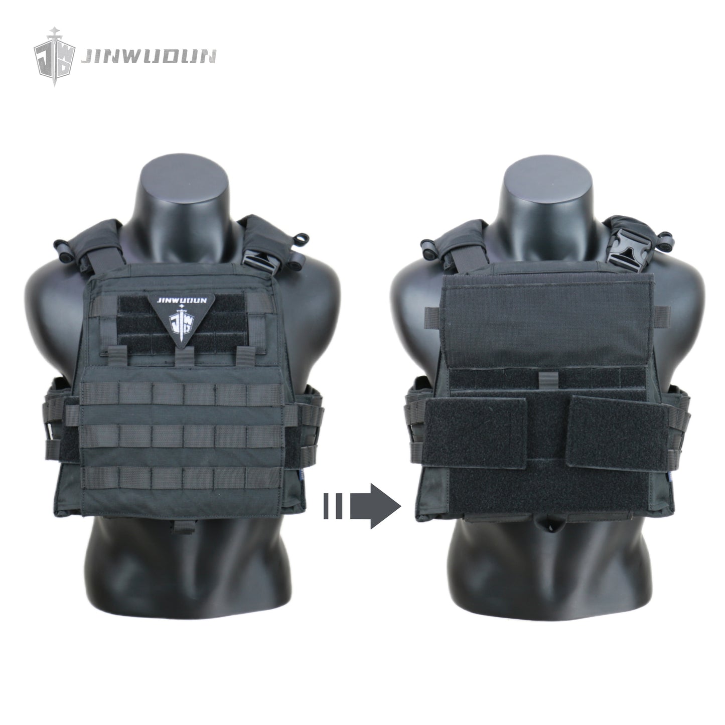 Level IIIA/IV AVS tactical bulletproof vest, made of nylon material, H-shaped support, multifunctional, lightweight and durable