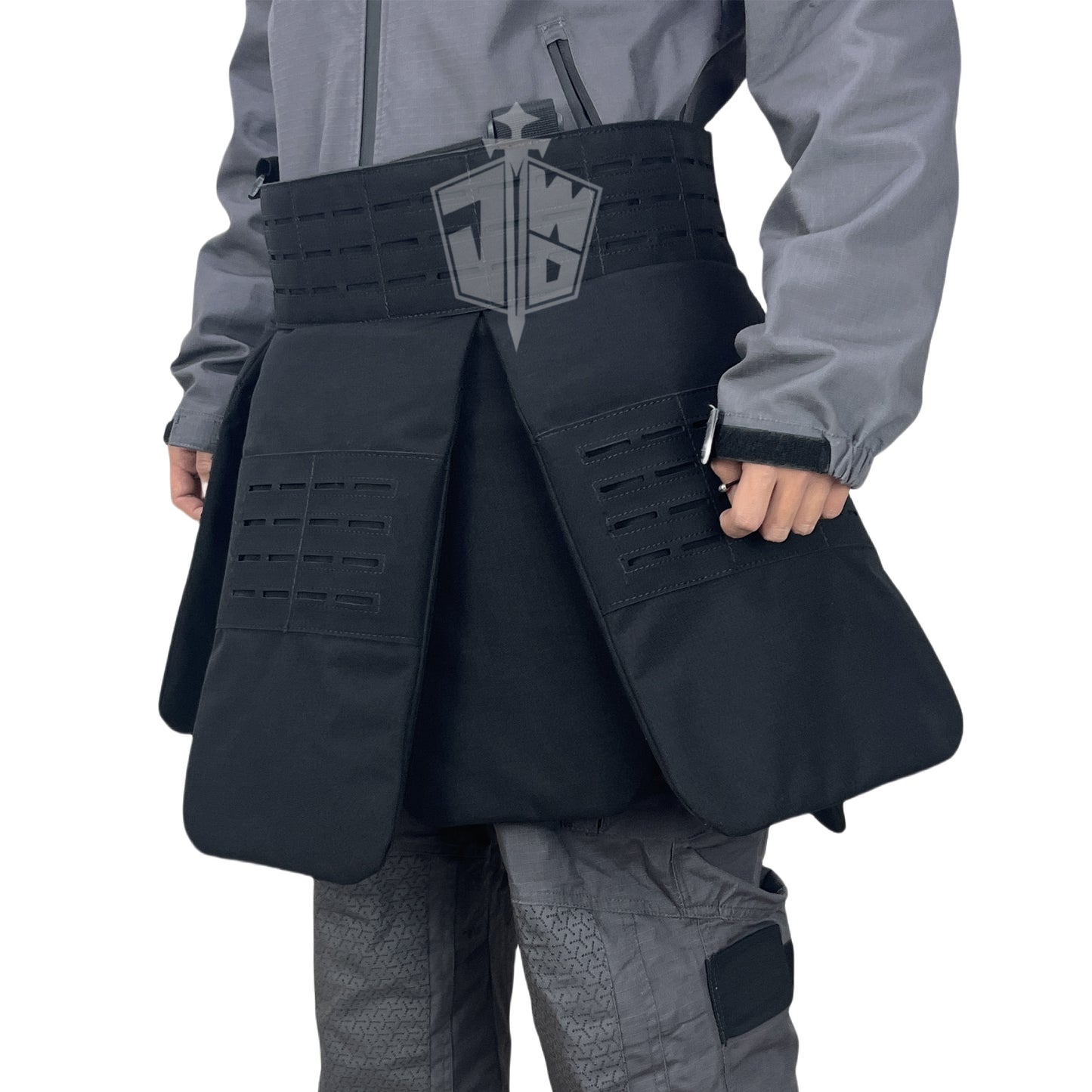 NIJ-IIIA tactical bulletproof skirt laser cutting multifunctional MOLLE