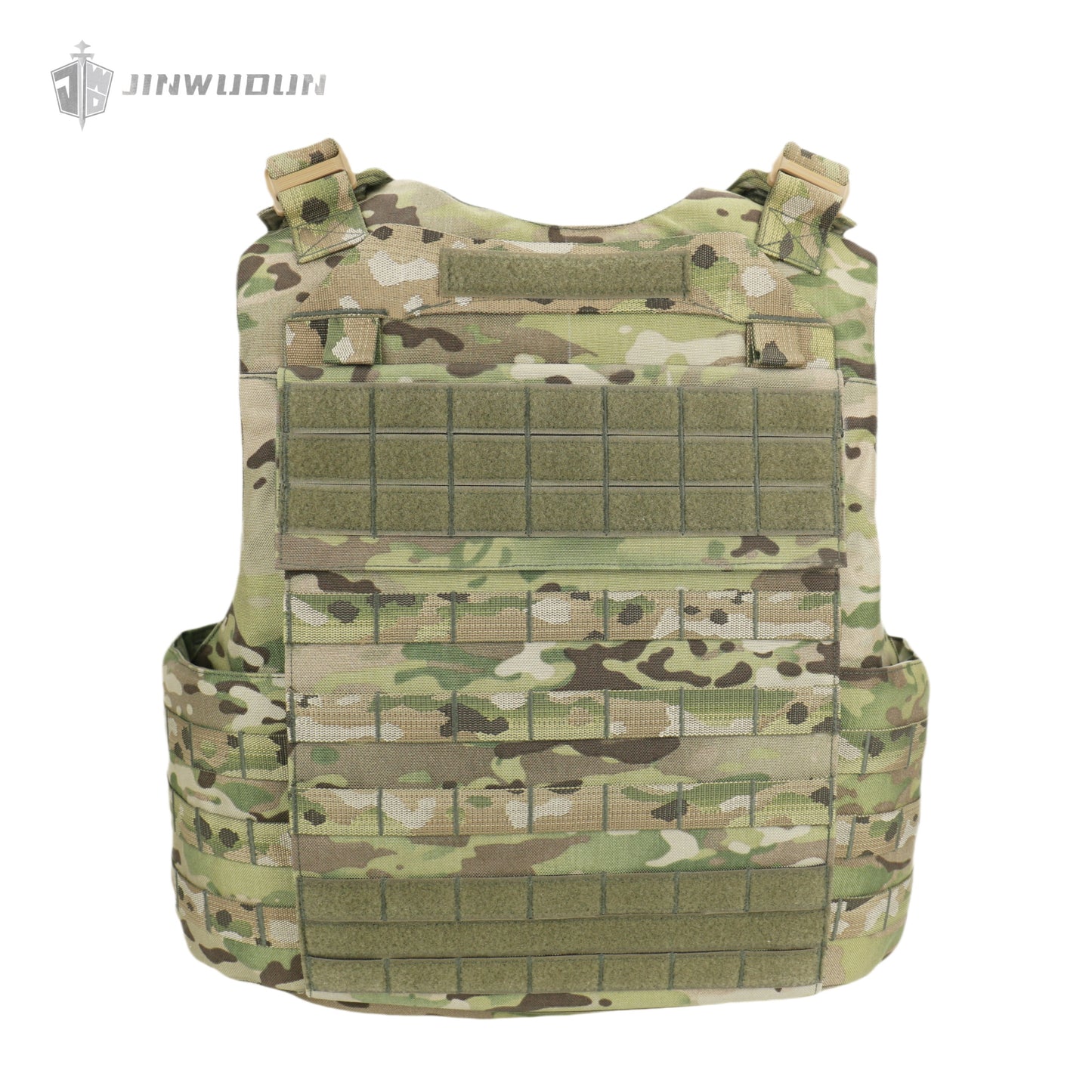 JWD-NIJ IIIA/III+/IV Level Bison bulletproof vest, 1000D nylon material fortress protection camouflage