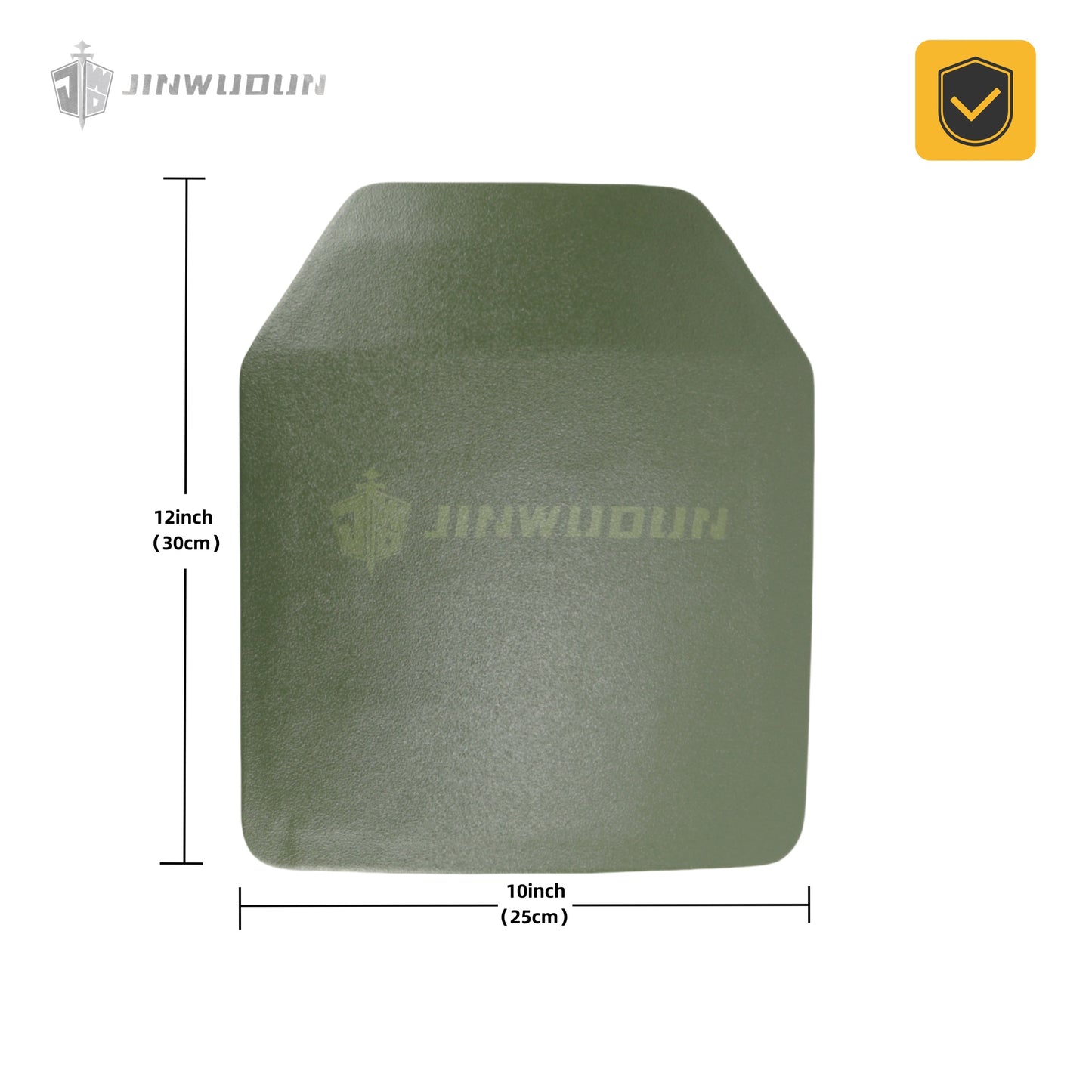Level NIJ IV multi-curved bulletproof plate PE + ceramic composite spray polyurea coating