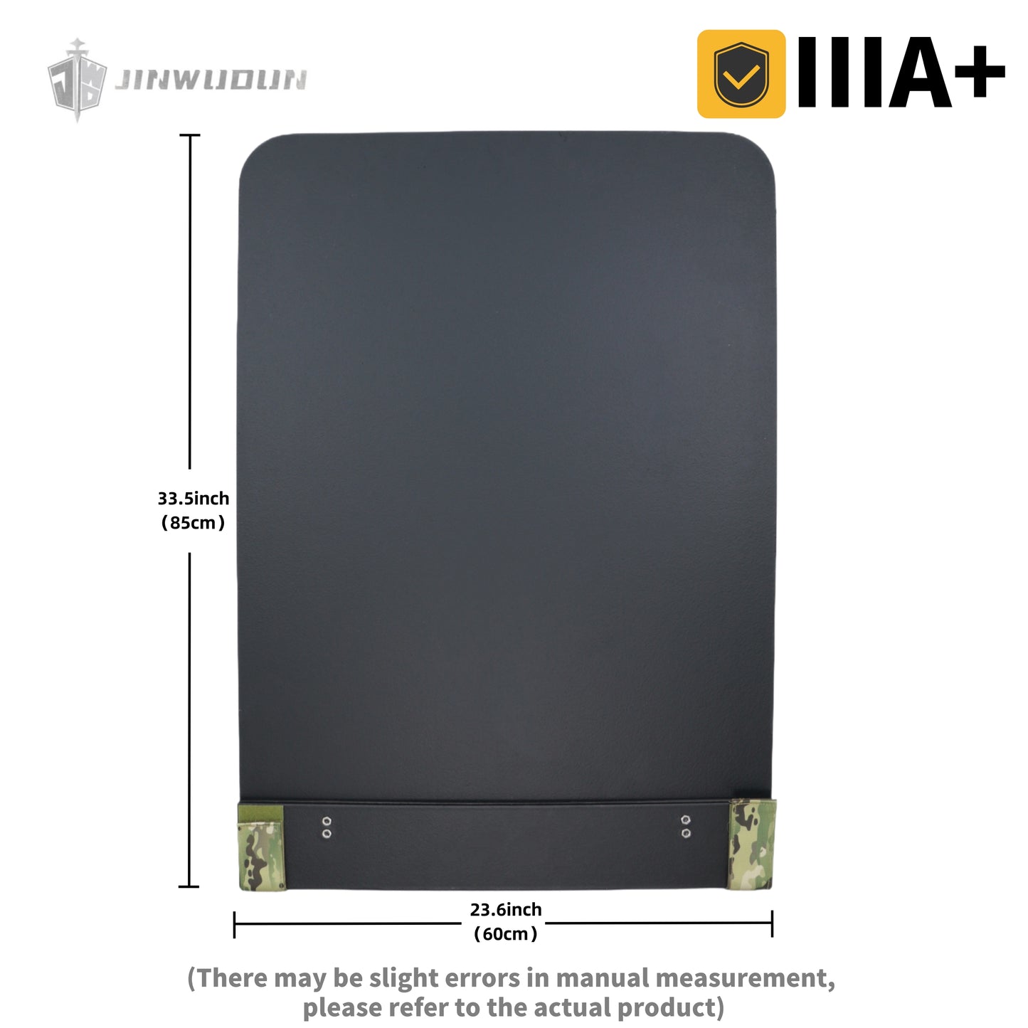LEVEL NIJ IIIA+ full protection foldable shield with increased protection area, portable