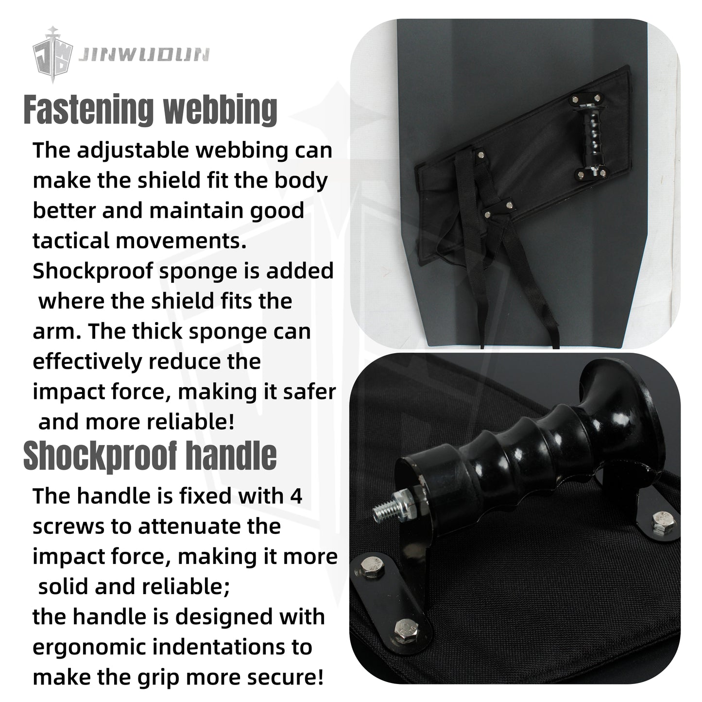 Tactical Steel Ballistic Shield - High-Strength NIJ IIIA+ Rated Protection