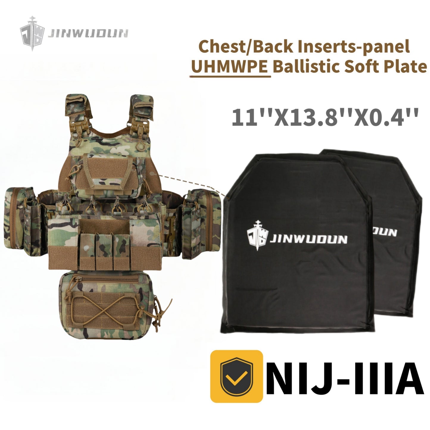 JWD Tactical Vest/Bulletproof Vest-Equipped with Quick Release System