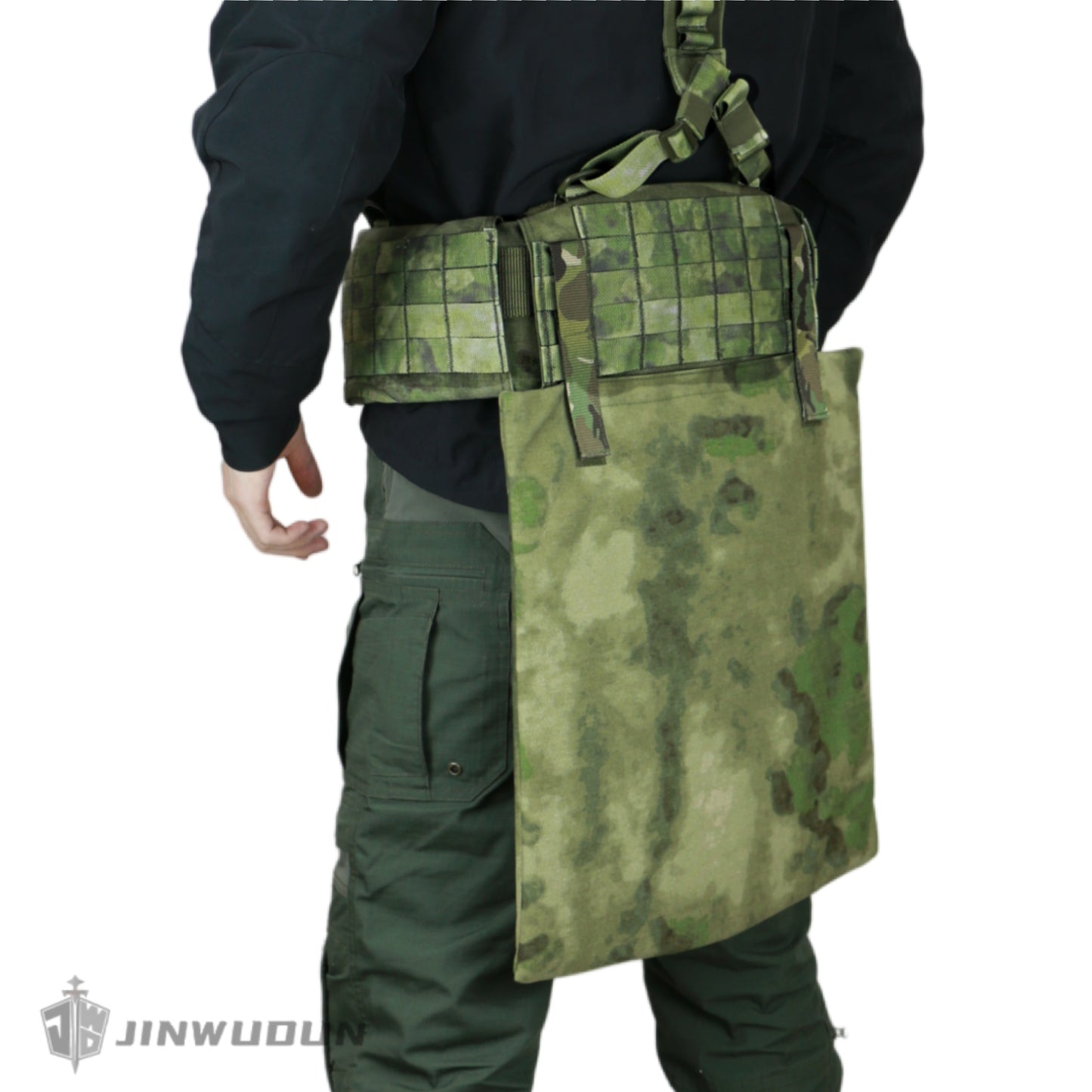NIJ IIIA Level Ballistic Buttocks Guard | 14.6x17 Inch 1000D Nylon Material