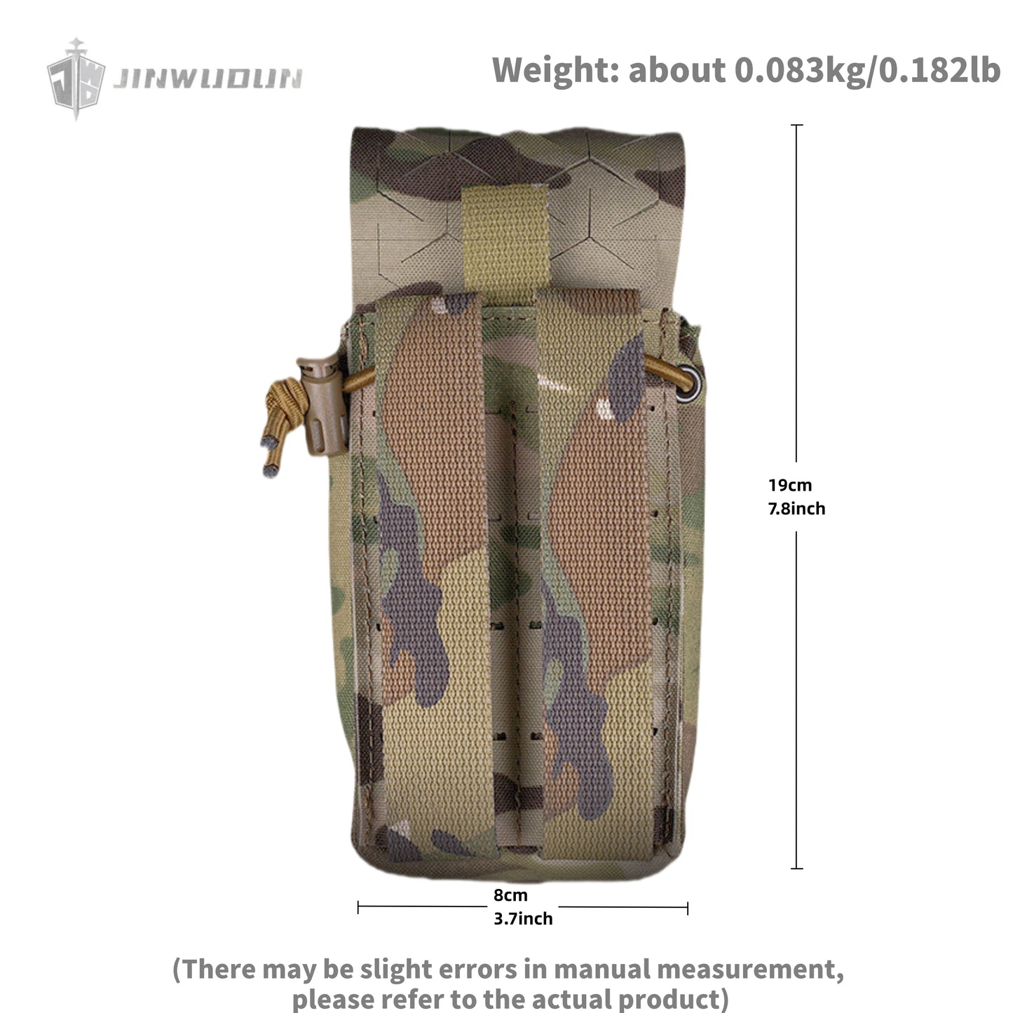 SPUD multi-purpose tactical bag, molle mount sundries bag, walkie-talkie bag 5.56/7.62