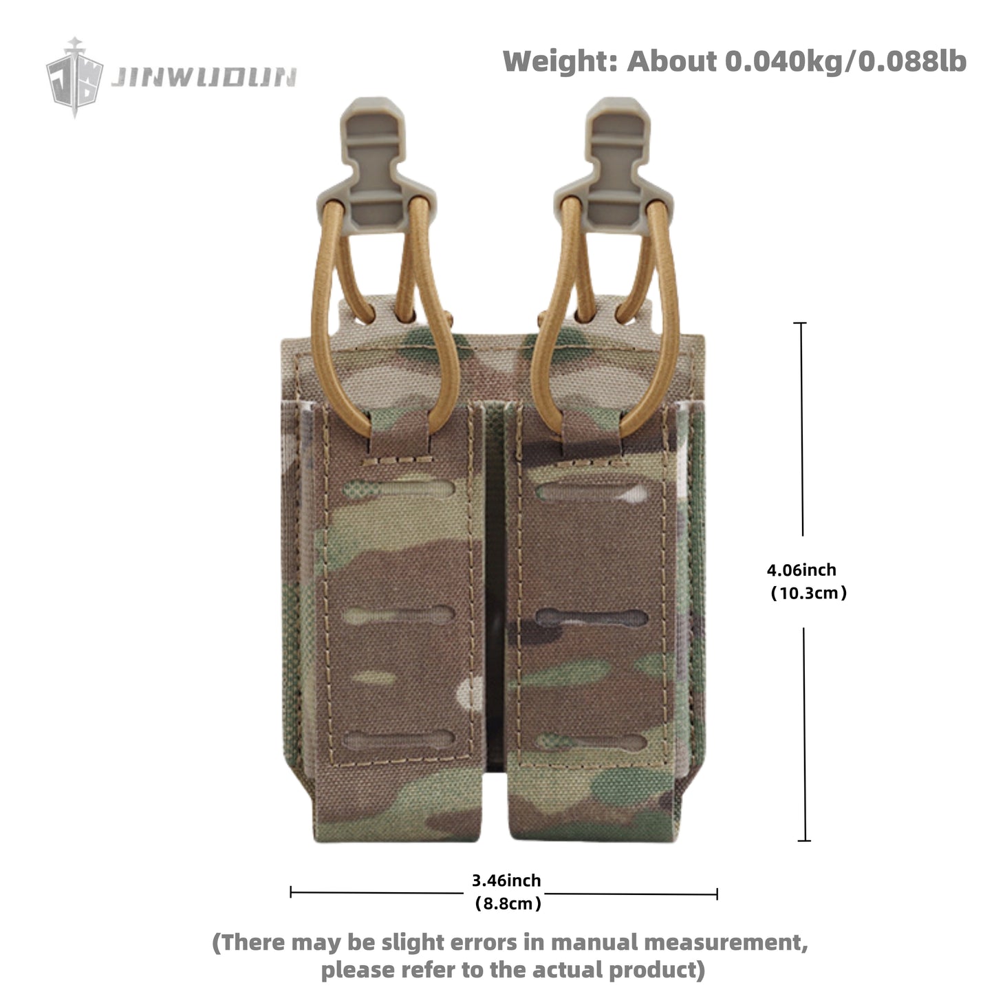 Attacker Dual-Link Functional Pack 2.0 MOLLE Mount Tactical Vest Expansion Storage Bag
