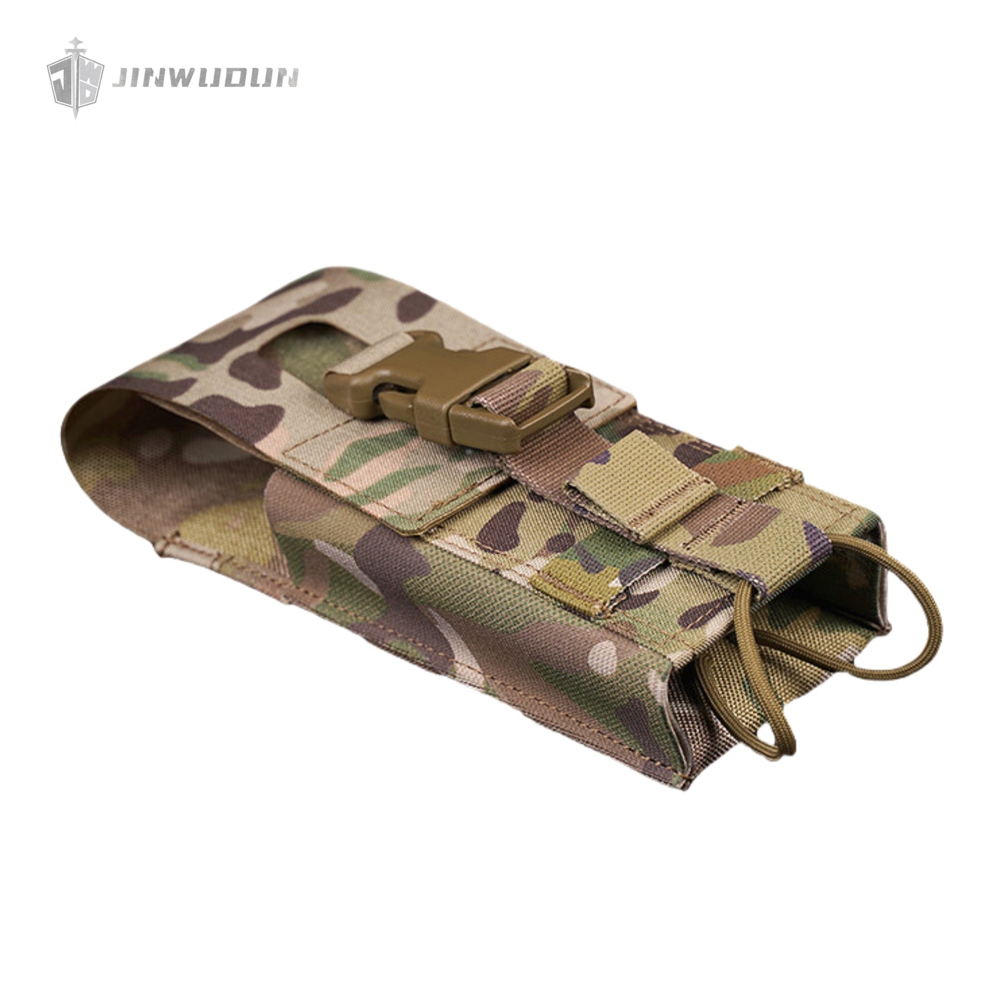 Lightweight Universal Radio Bag MOLLE Mount Adjustable Size Tactical Vest Accessory Bag