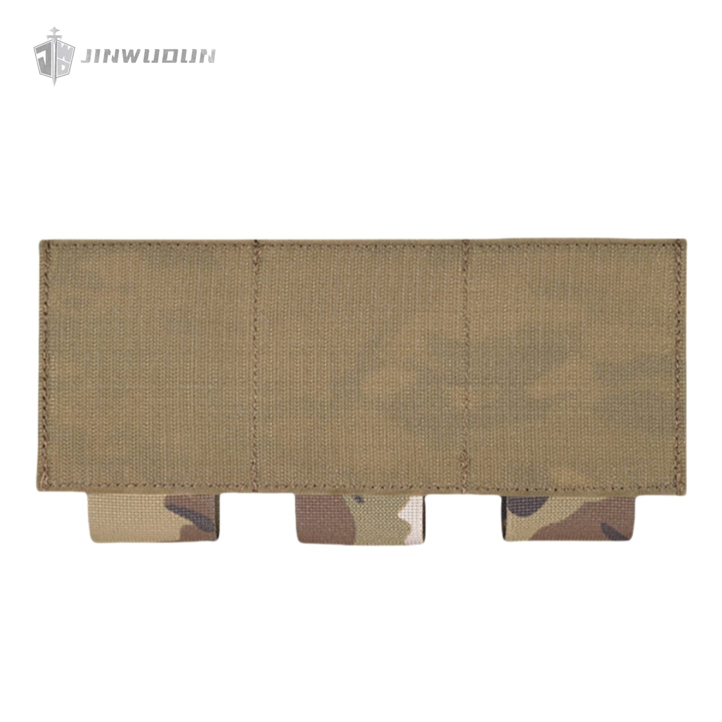 Triple 7.62 function pack (built-in) with Velcro for various tactical vests and chest mounts