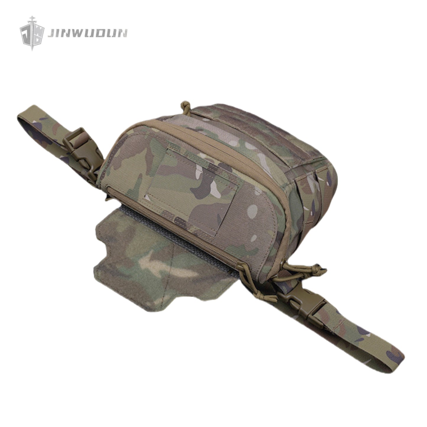 PC lower sub-bag can be assembled to adapt to tactical vest MOLLE panel large capacity storage bag