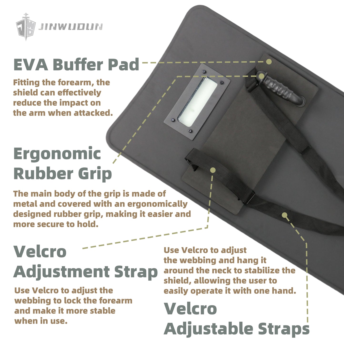 Bulletproof Shield - NIJ IIIA+, High-Protection Ballistic Shield, Ideal for Law Enforcement and Military