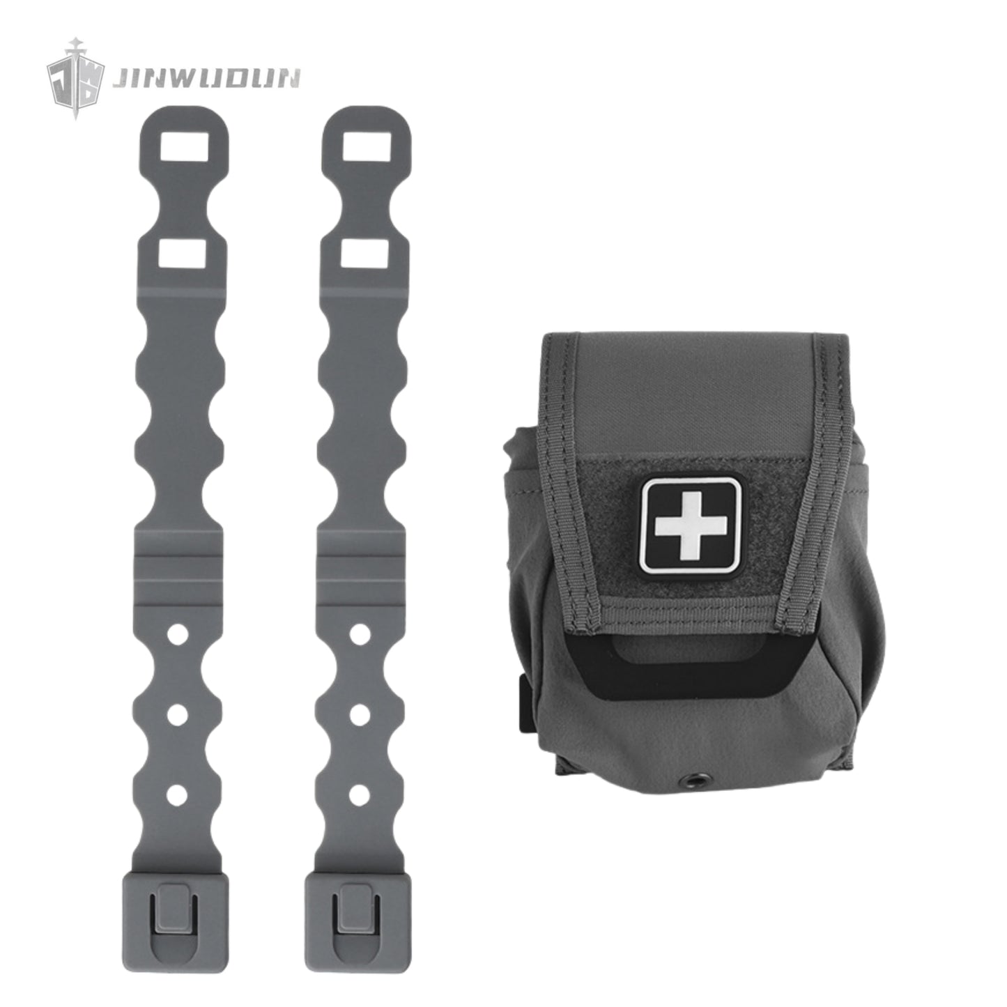 Small medical bag, molle mount, quick-pull handle, split design, multi-purpose storage bag