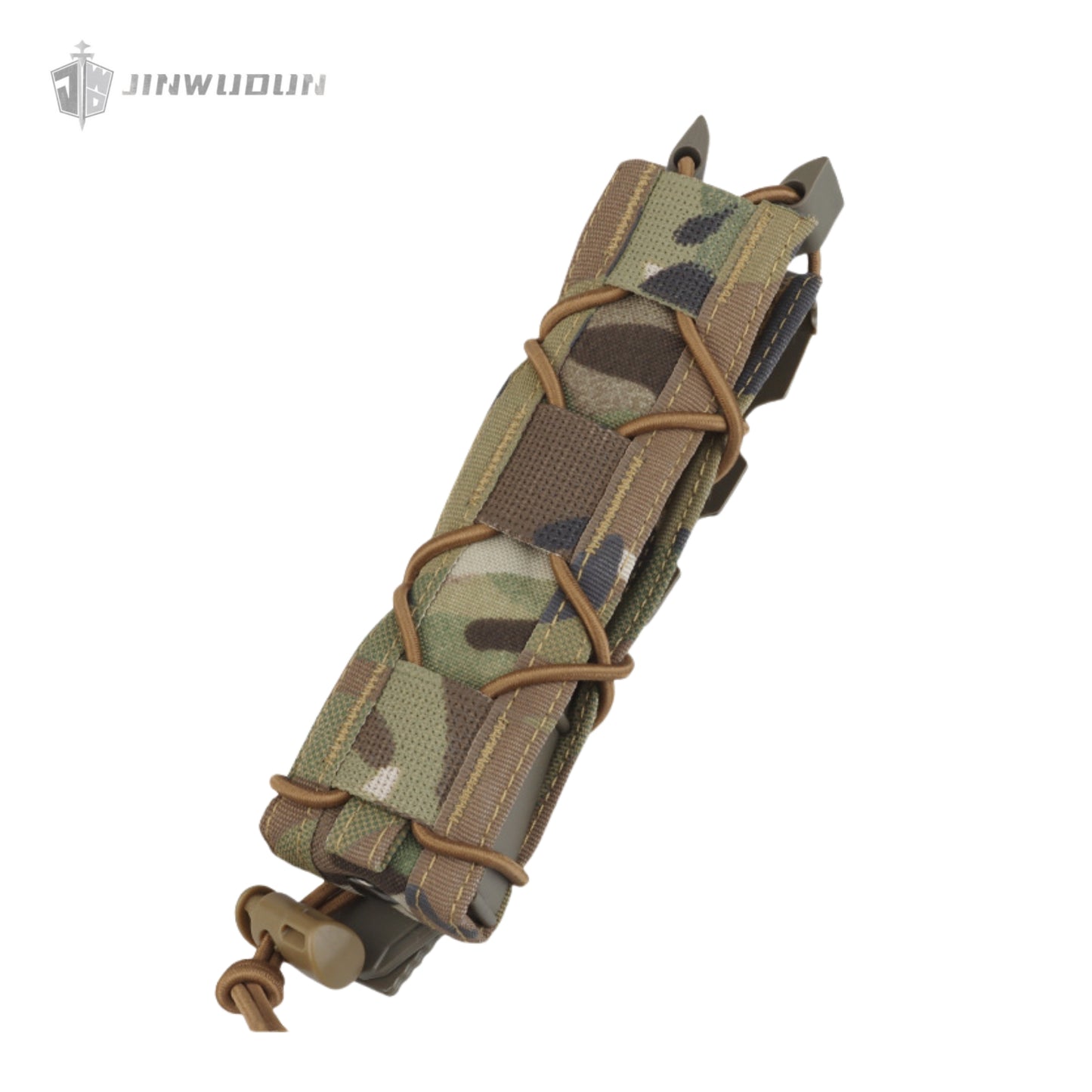 Single-link small accessory bag, tactical MOLLE miscellaneous items, Tiger long quick-draw function bag