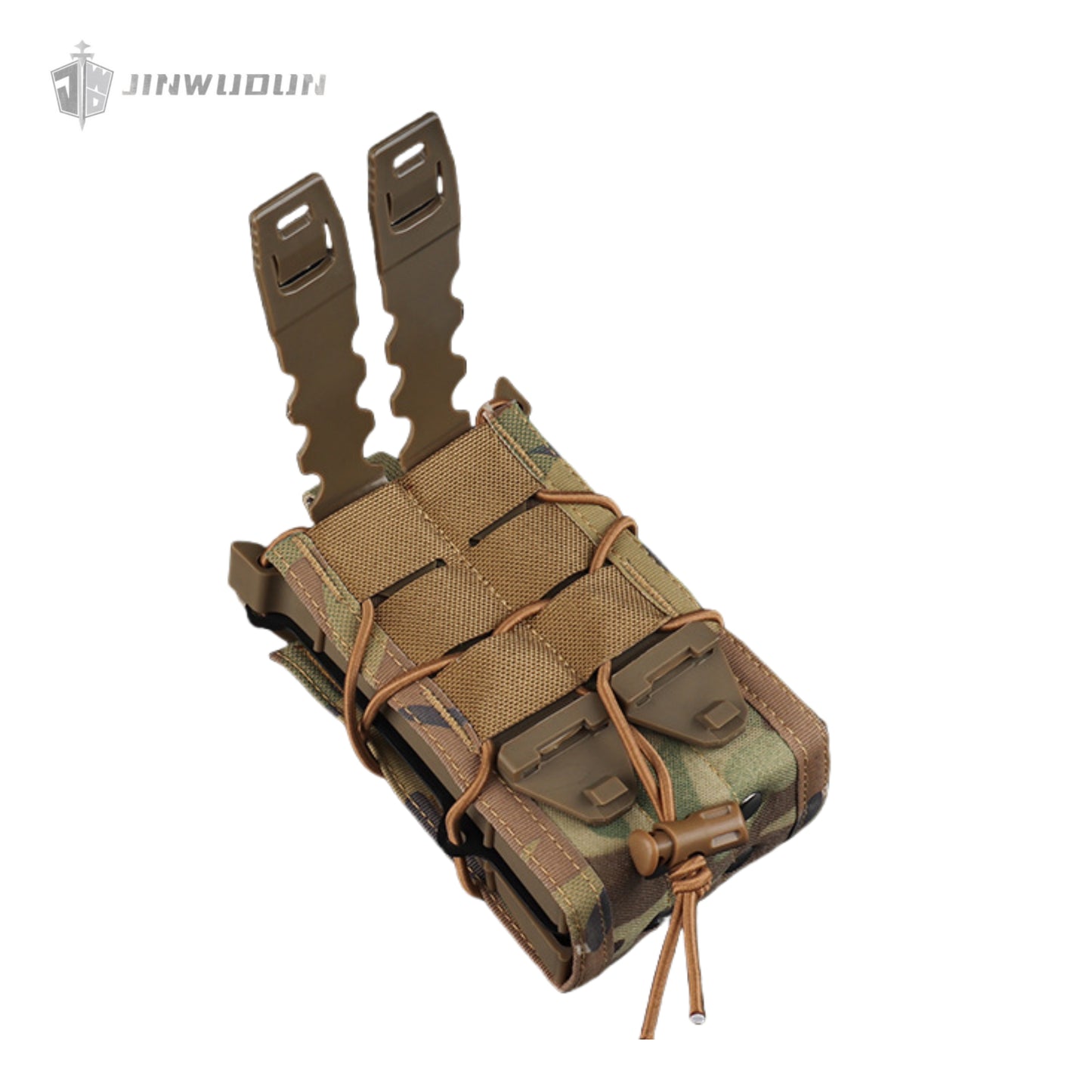 Tiger double full-size quick-draw function bag 5.56/7.62molle double-layer accessory bag