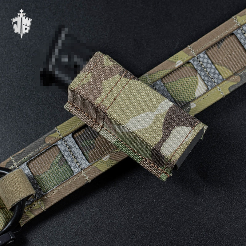 Multi-angle 9MM tactical single magazine pouch multi-function accessory equipment bag