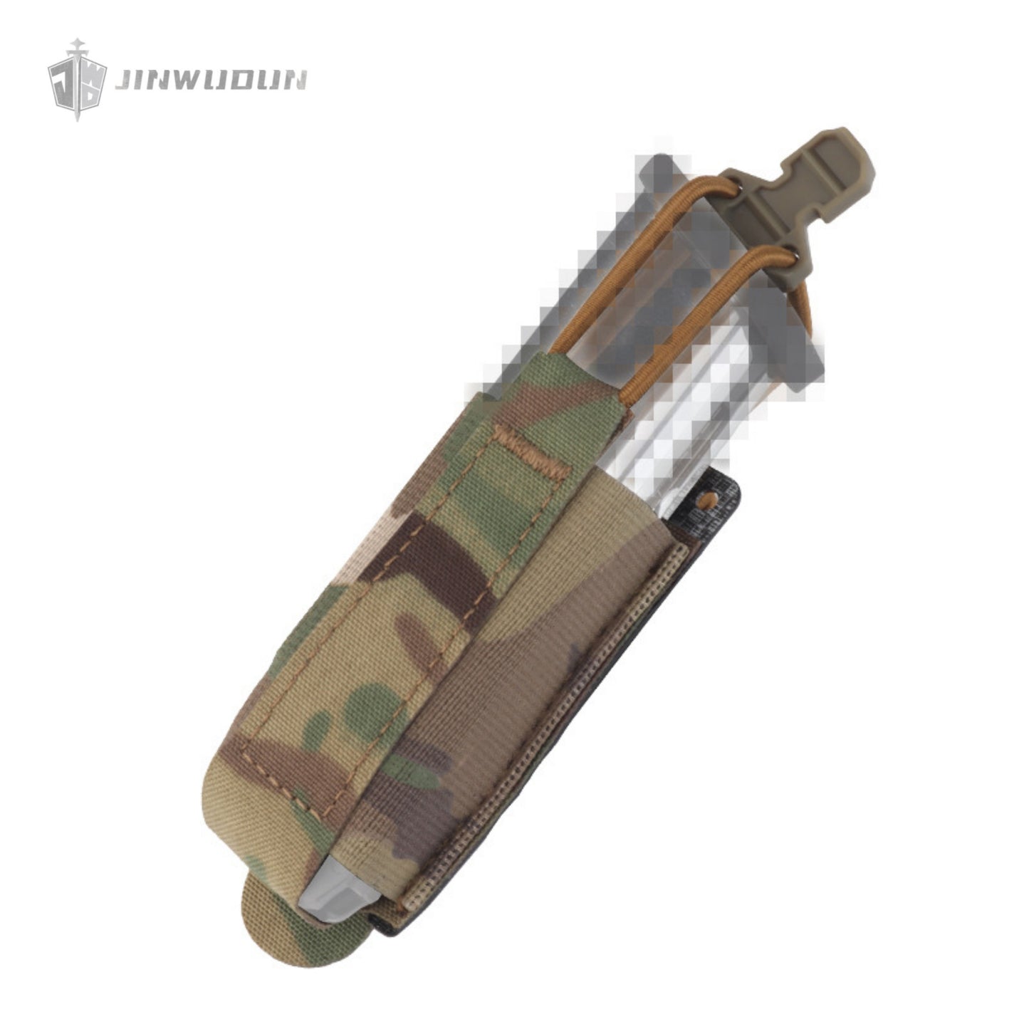 Single elastic functional bag 9mm magazine pouch flashlight holster Molle vest accessory bag