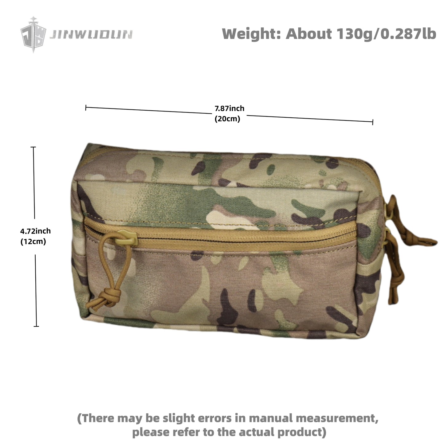 Lightweight tactical vest expansion lower abdomen accessory bag multifunctional tactical storage bag