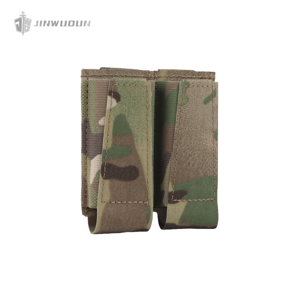 Tactical vest accessory double bag molle tool bag open double function bag